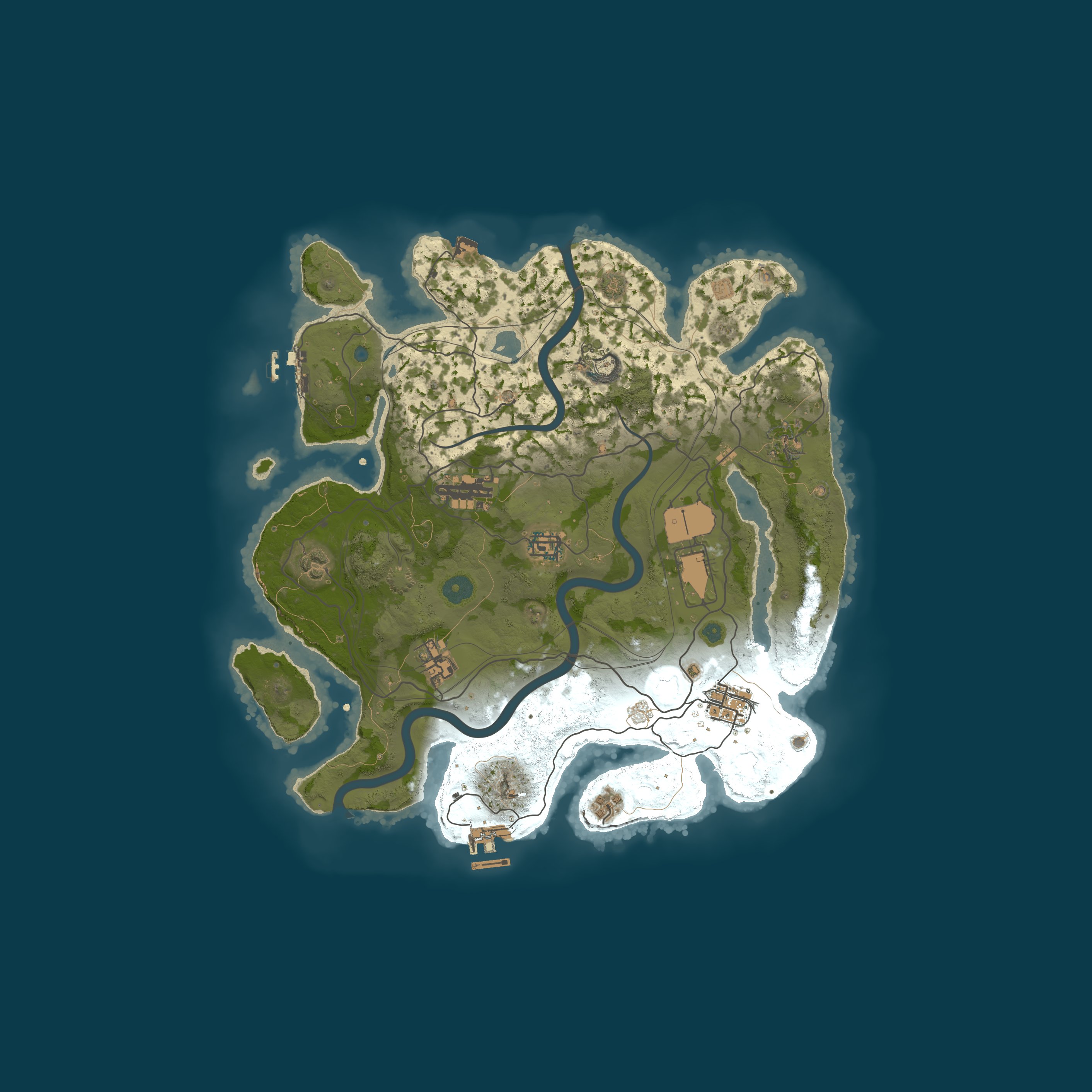 Map for [TR/EU] SKY RUST | Solo/Duo/Trio/Quad/Max5 | Vanilla | 19.03