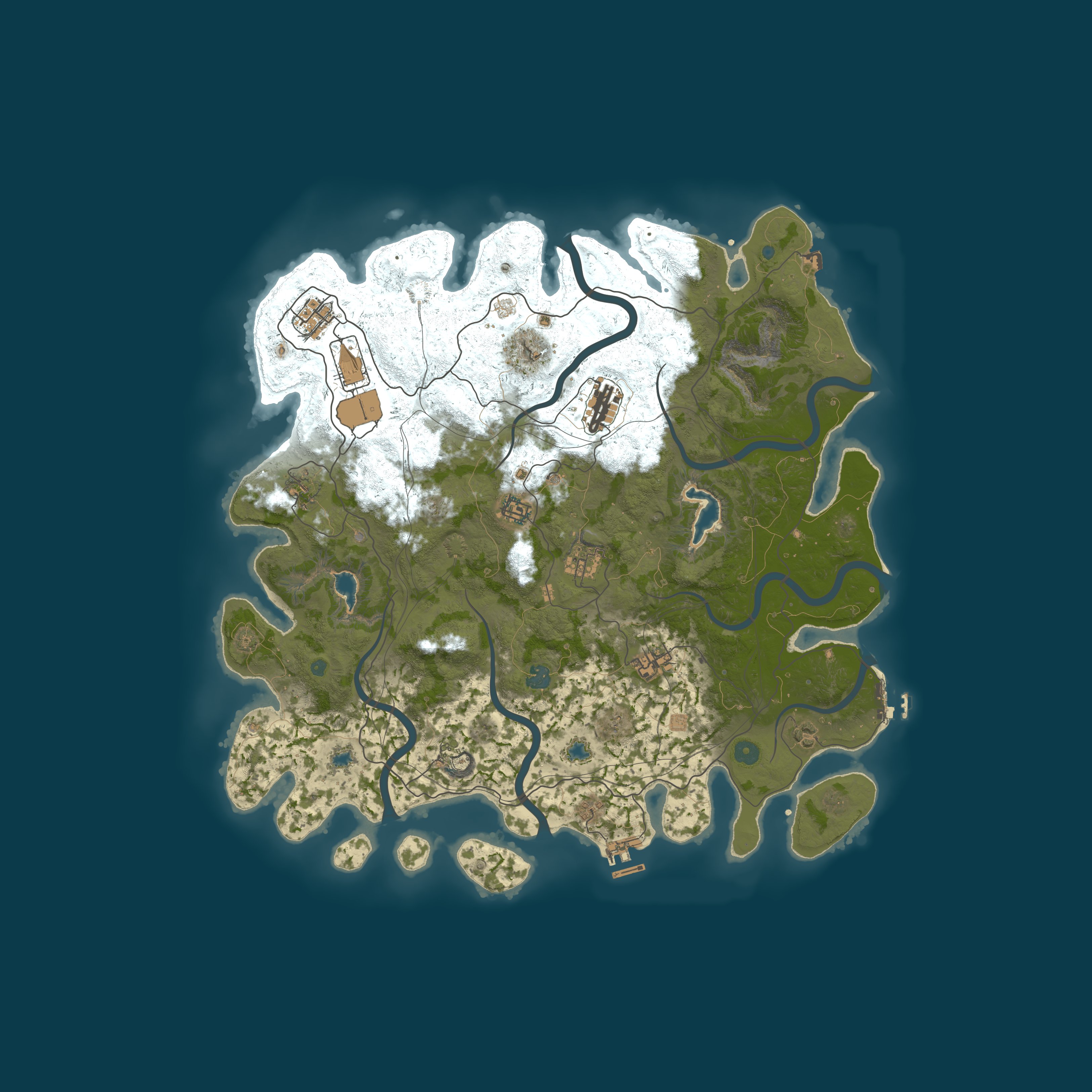 Map for Hosted by SurvivalHost.ORG