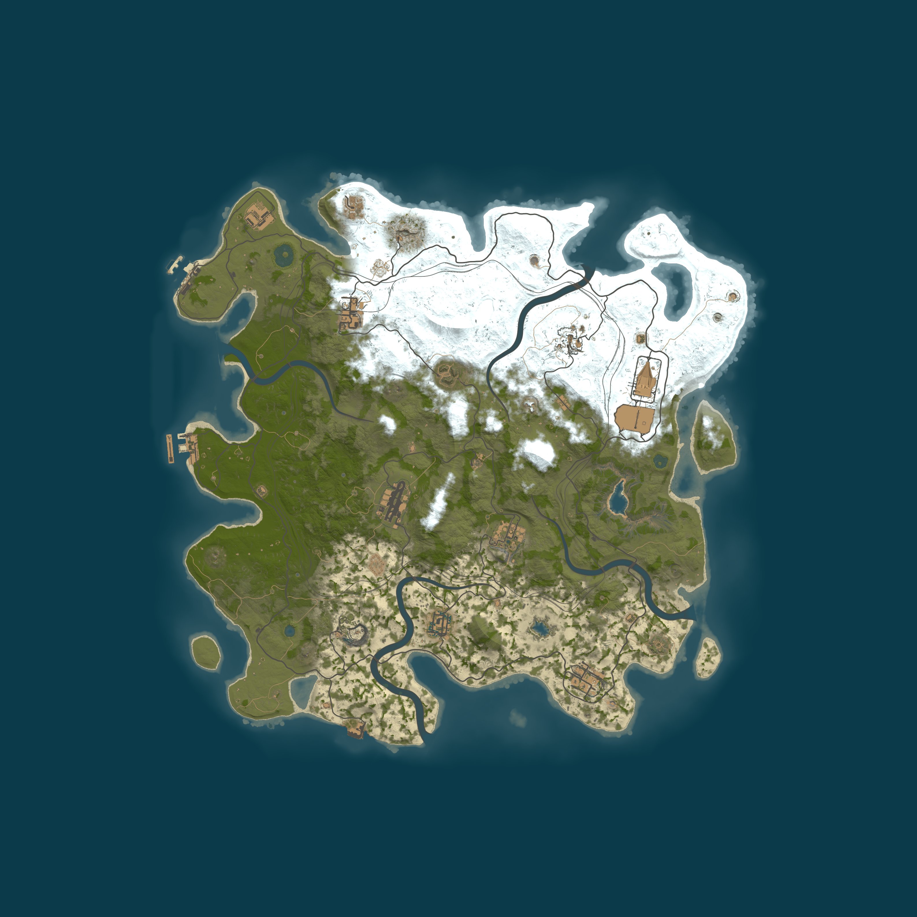 Карта сервера