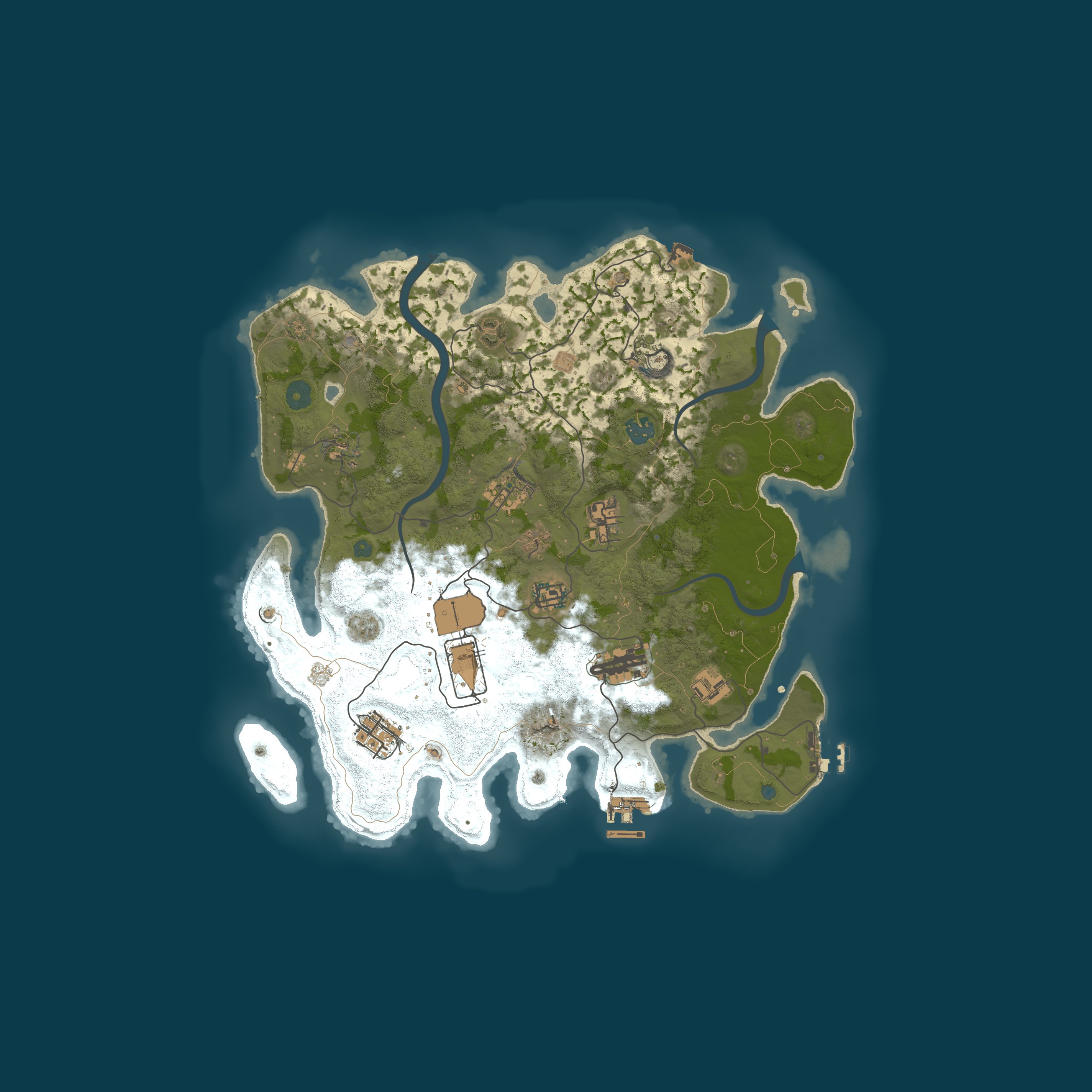 Map for 【萌新乐园PVE】NPC基地/死亡不掉/模组特色