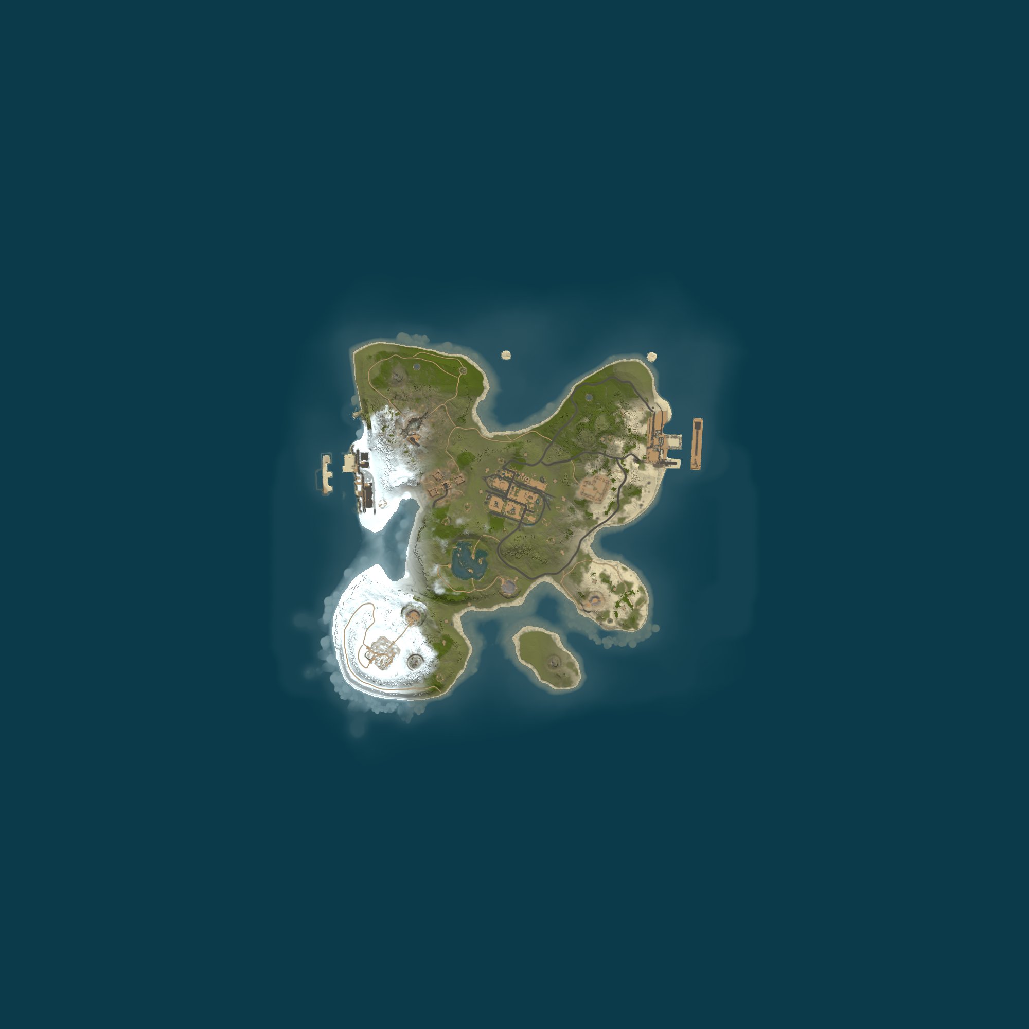 Procedural Map, size 2000, seed 1605279