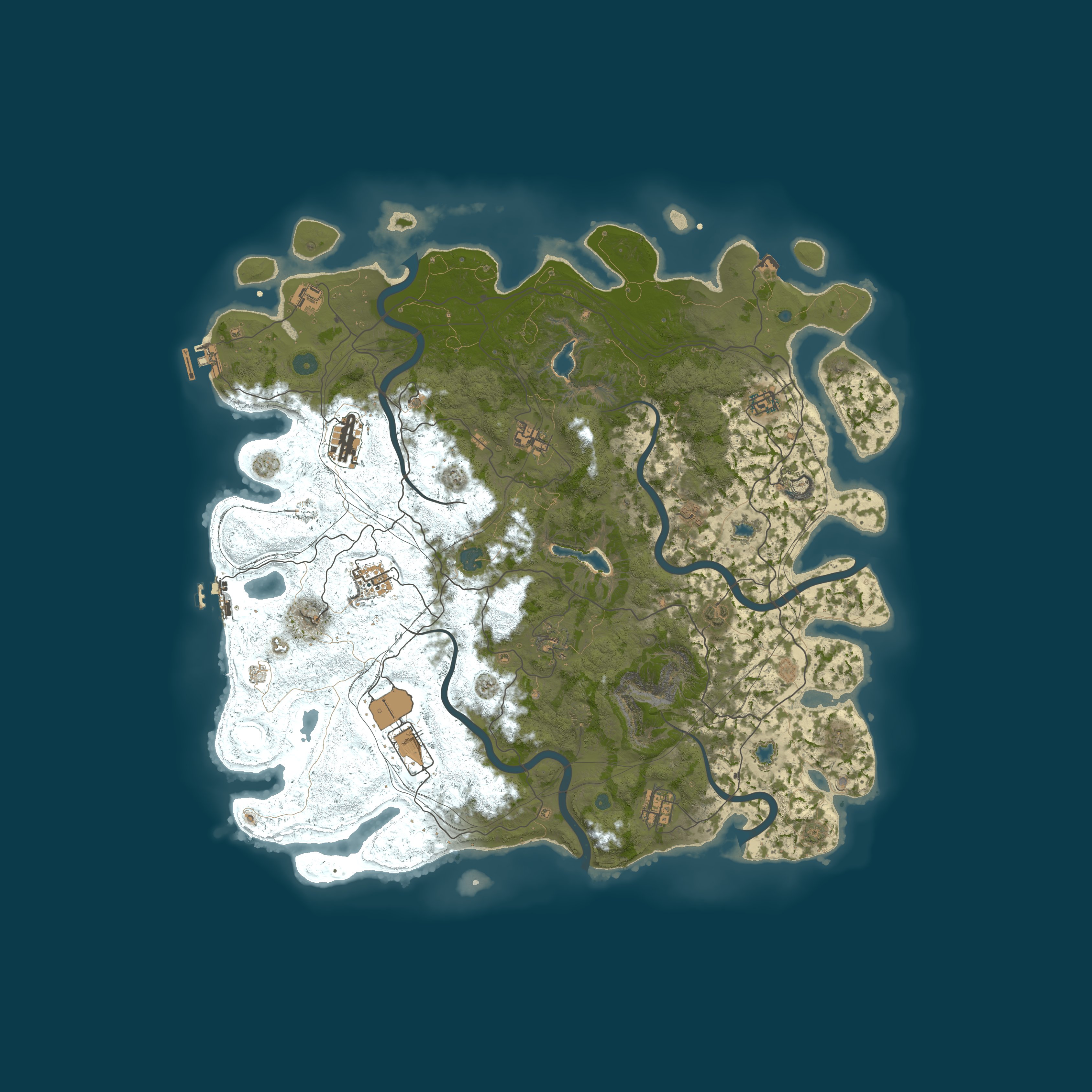 Procedural Map, size 4750, seed 48936
