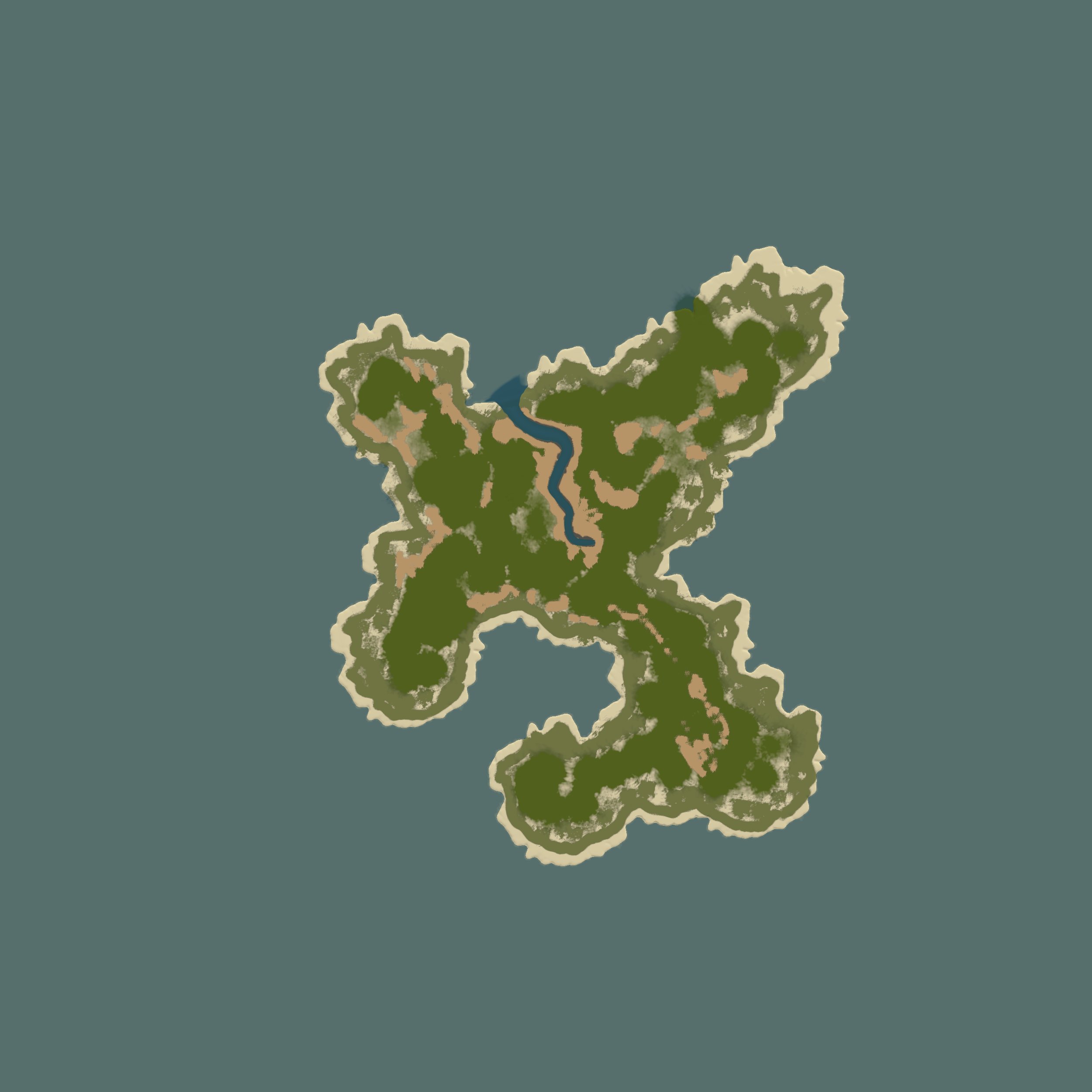 Custom Map, size 3000, seed 100
