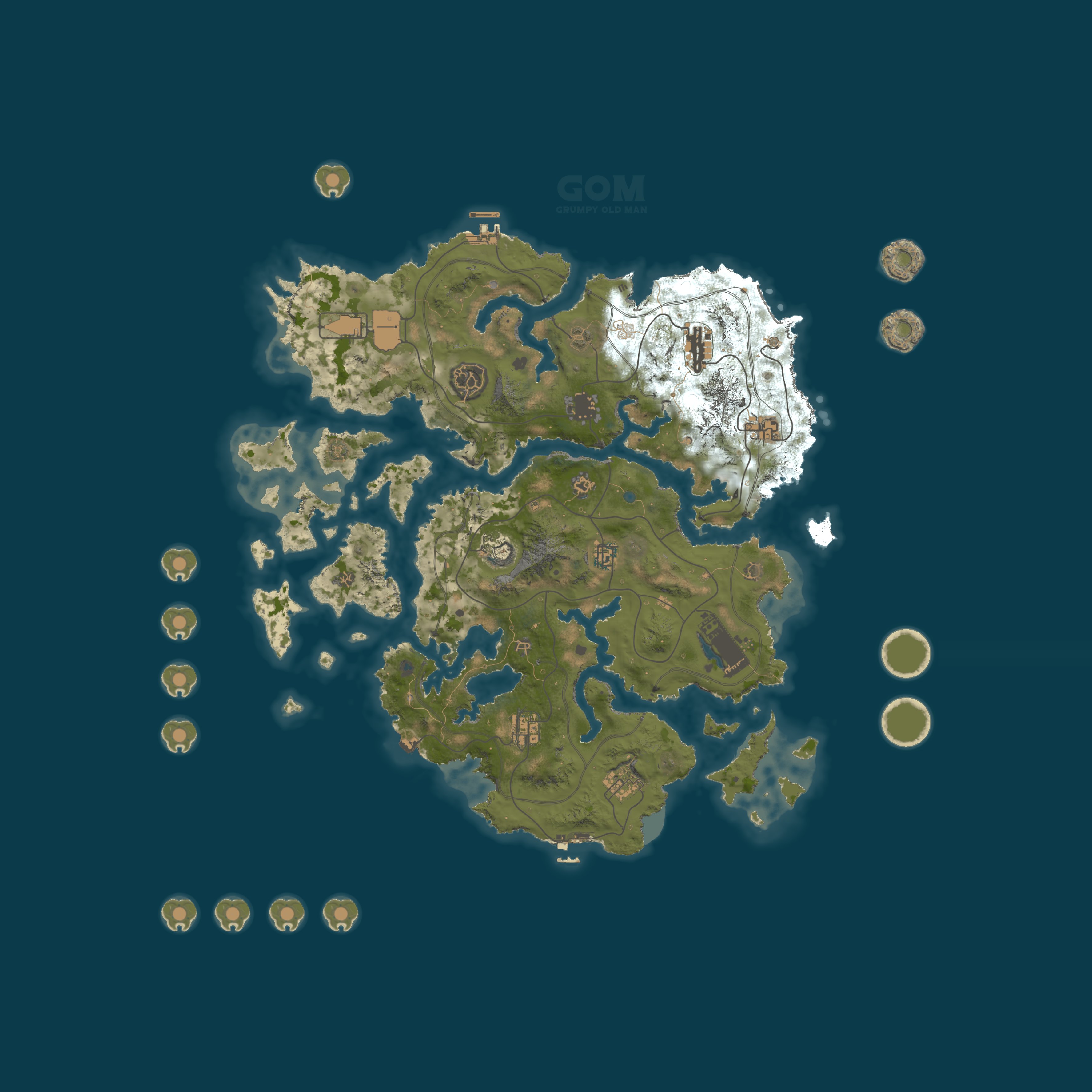 Rust map 5100/125927