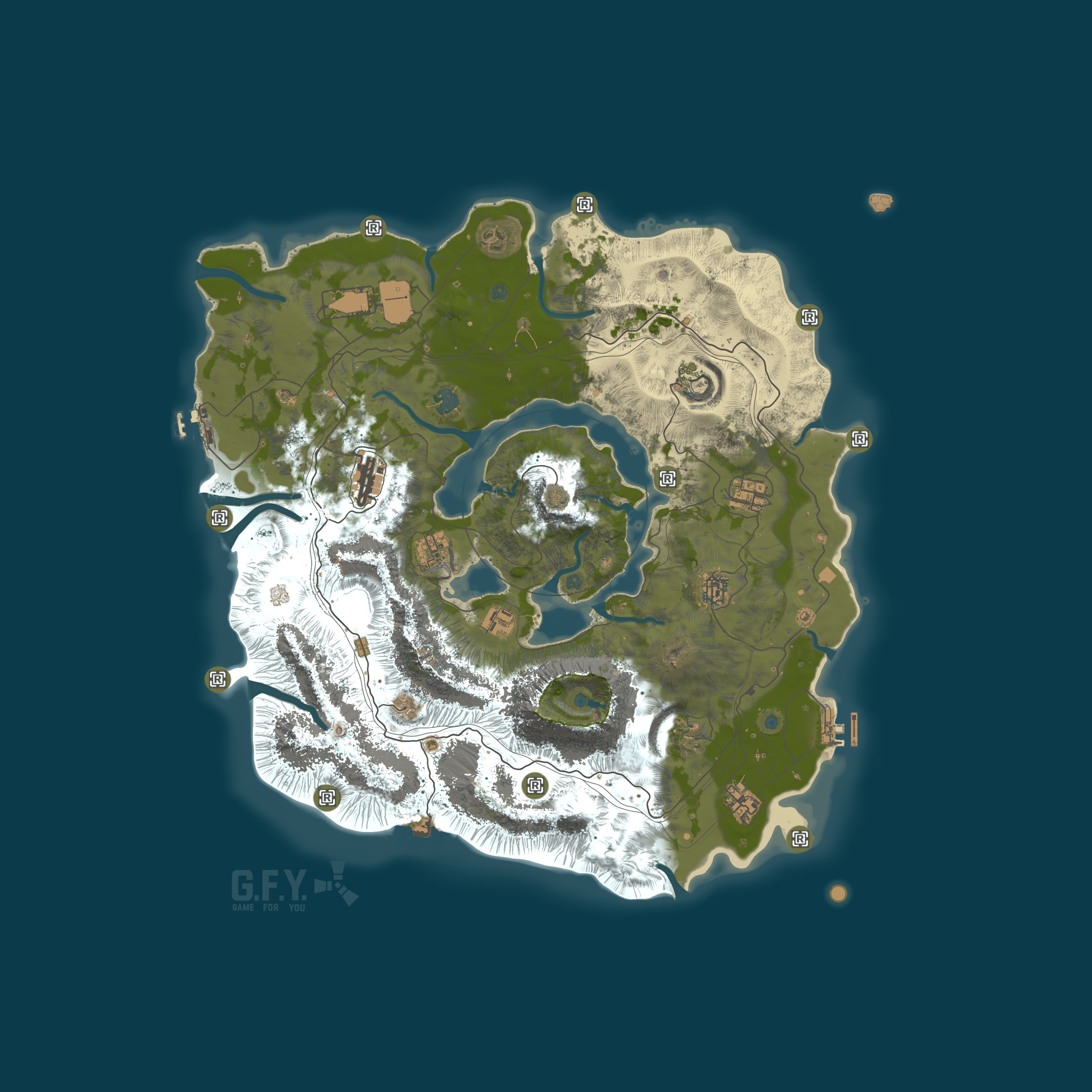 Map for 〚 G.F.Y. PVE 〛x3-x5 •Bank•Skill•Event•RaidBase• #