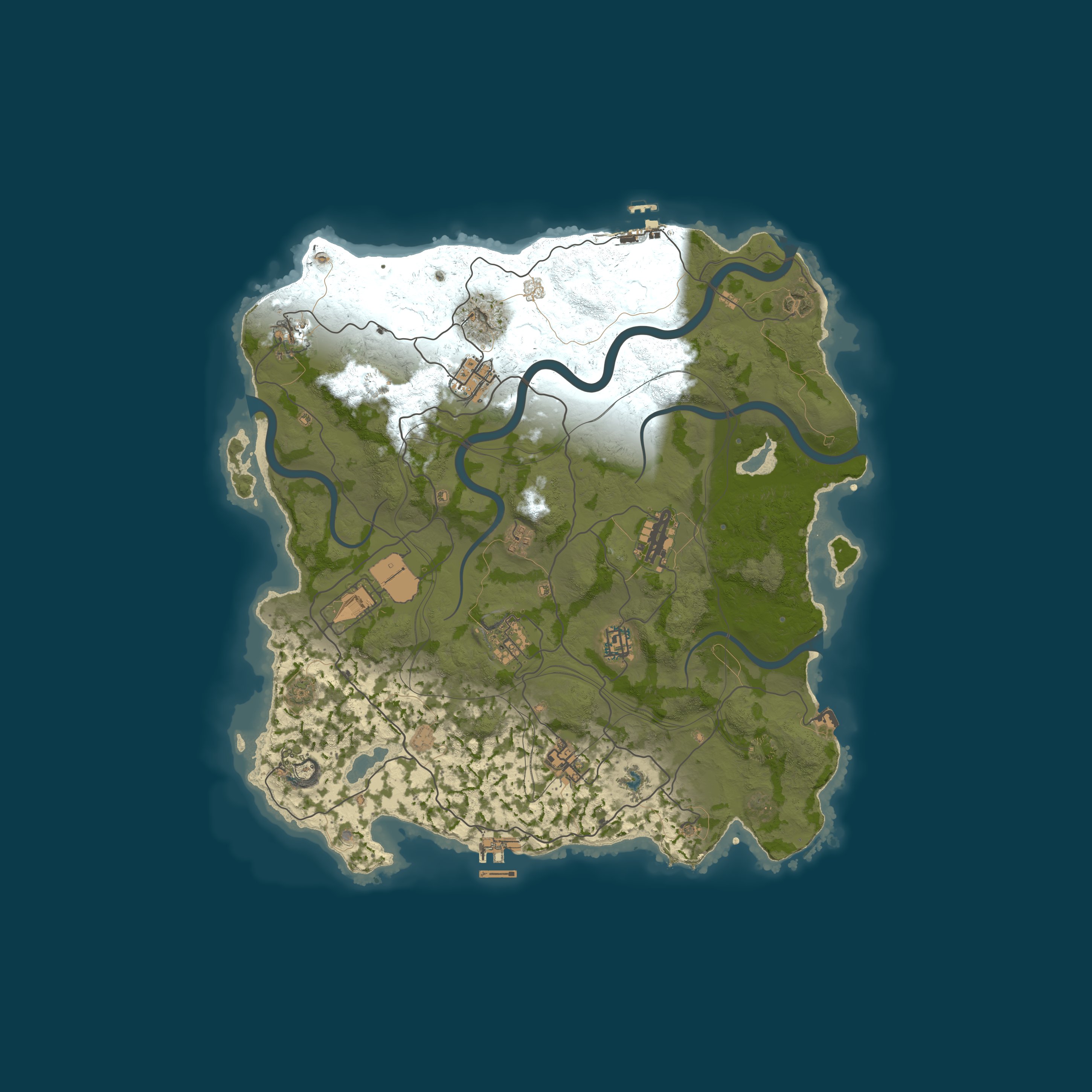 Map for [LATAM] [BR] RUSTALIA X2 PVE | Wiped: 6d 7h