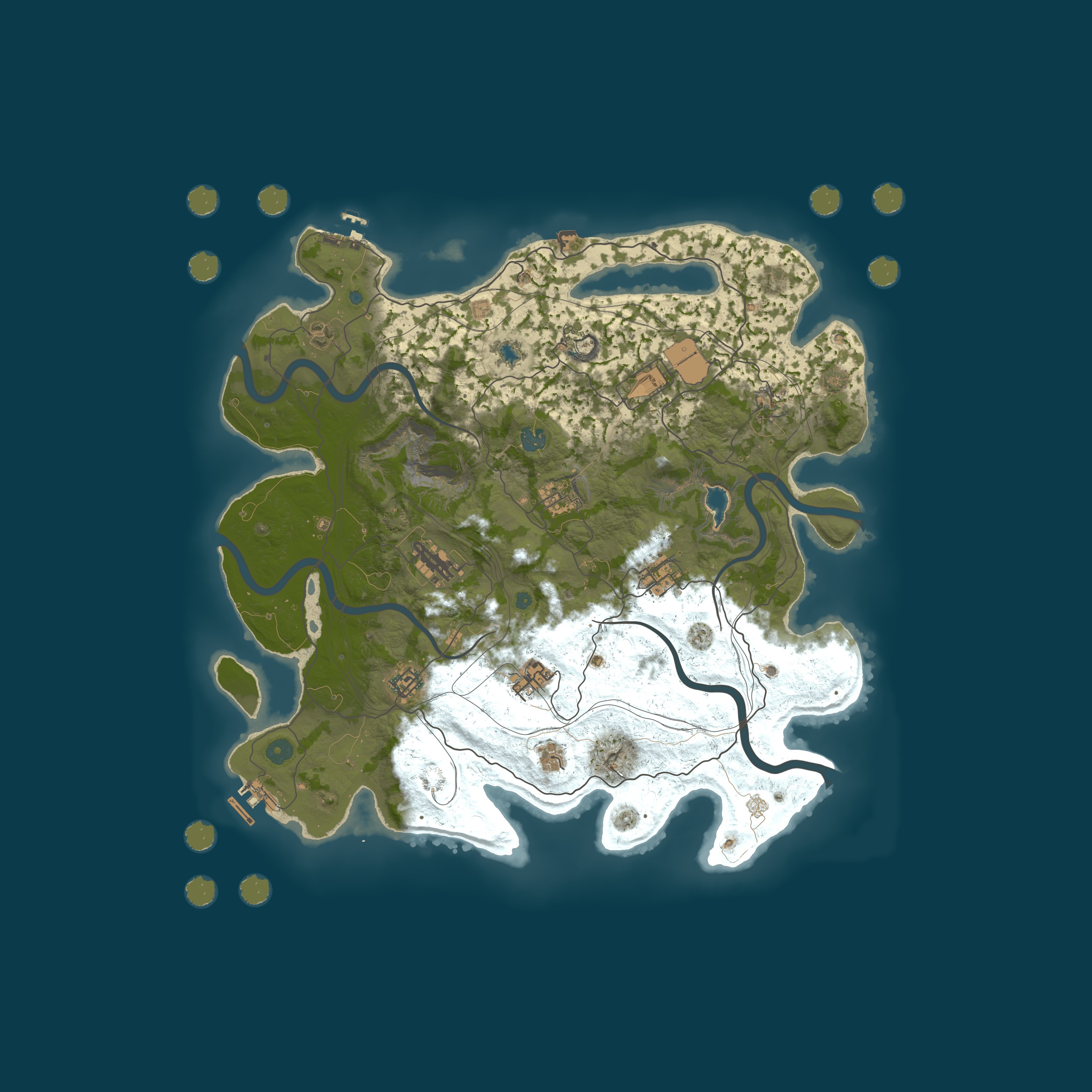 Map for Wild Mushroom - PVE/RP | No Tech Tree | Zombies