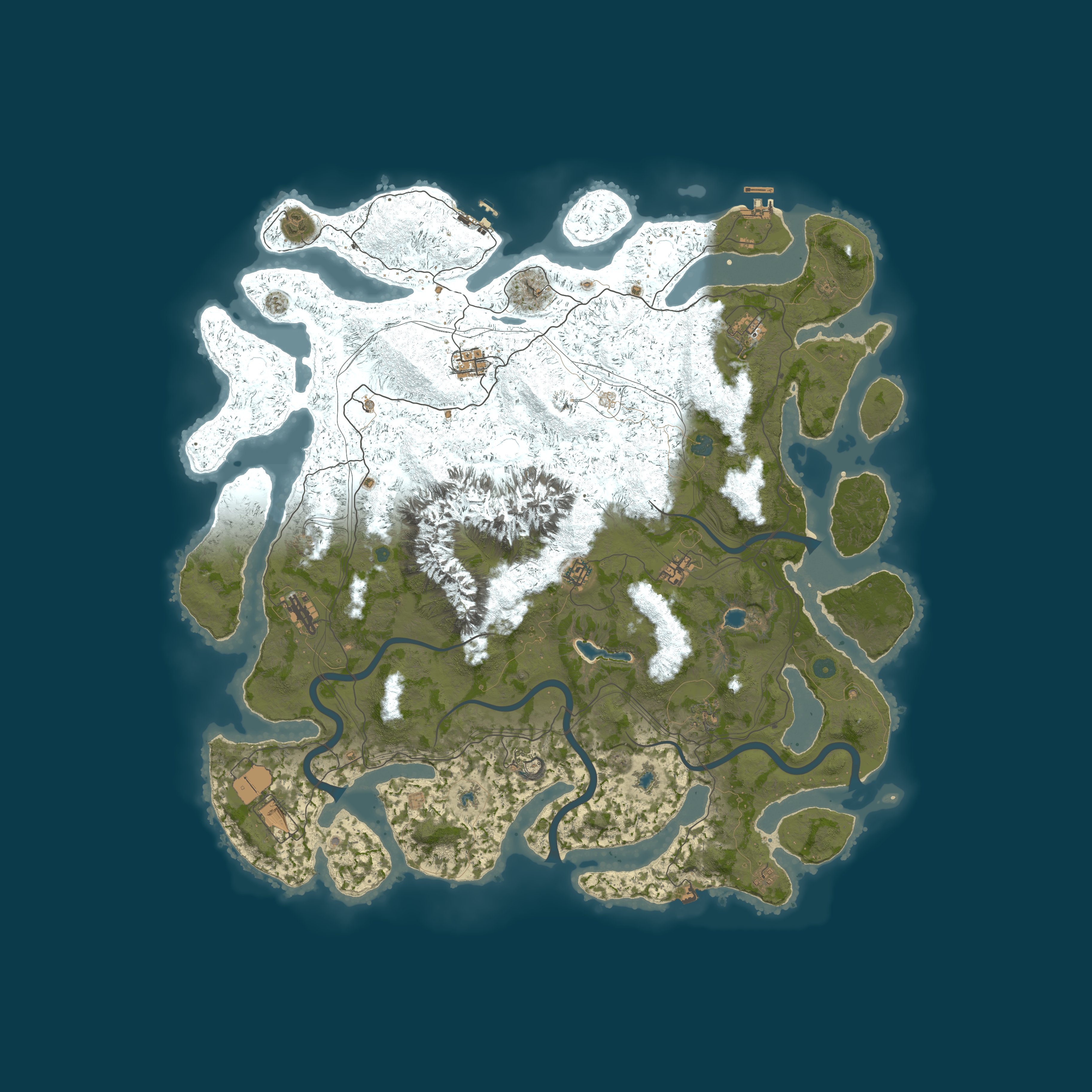 Map for RustDecay PVE 200x - BUILD | SKILLS | EVENTS | SHOP | FUN