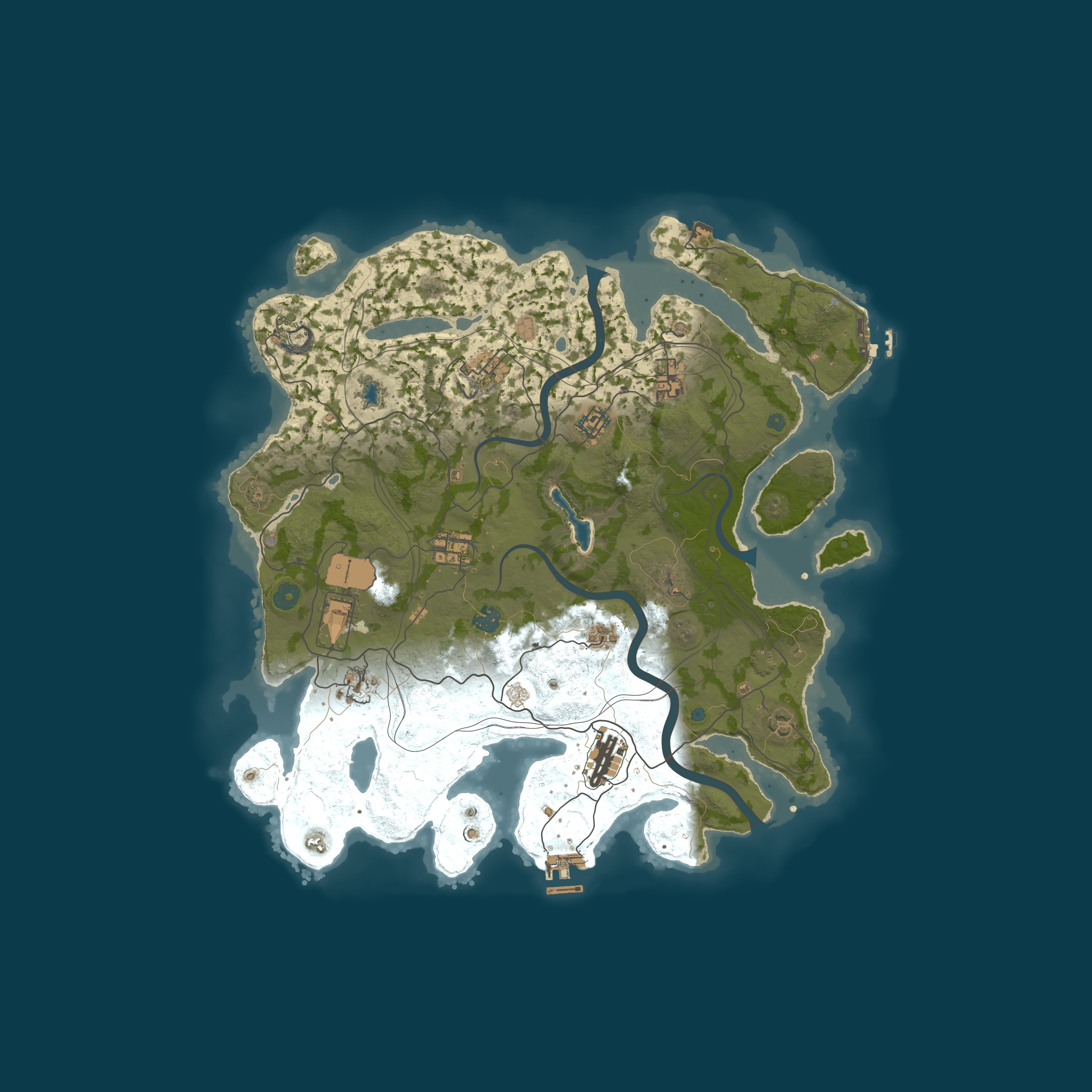 Map for VANILLA x2 | GGRust #4 | Для нoвичкoв 2x