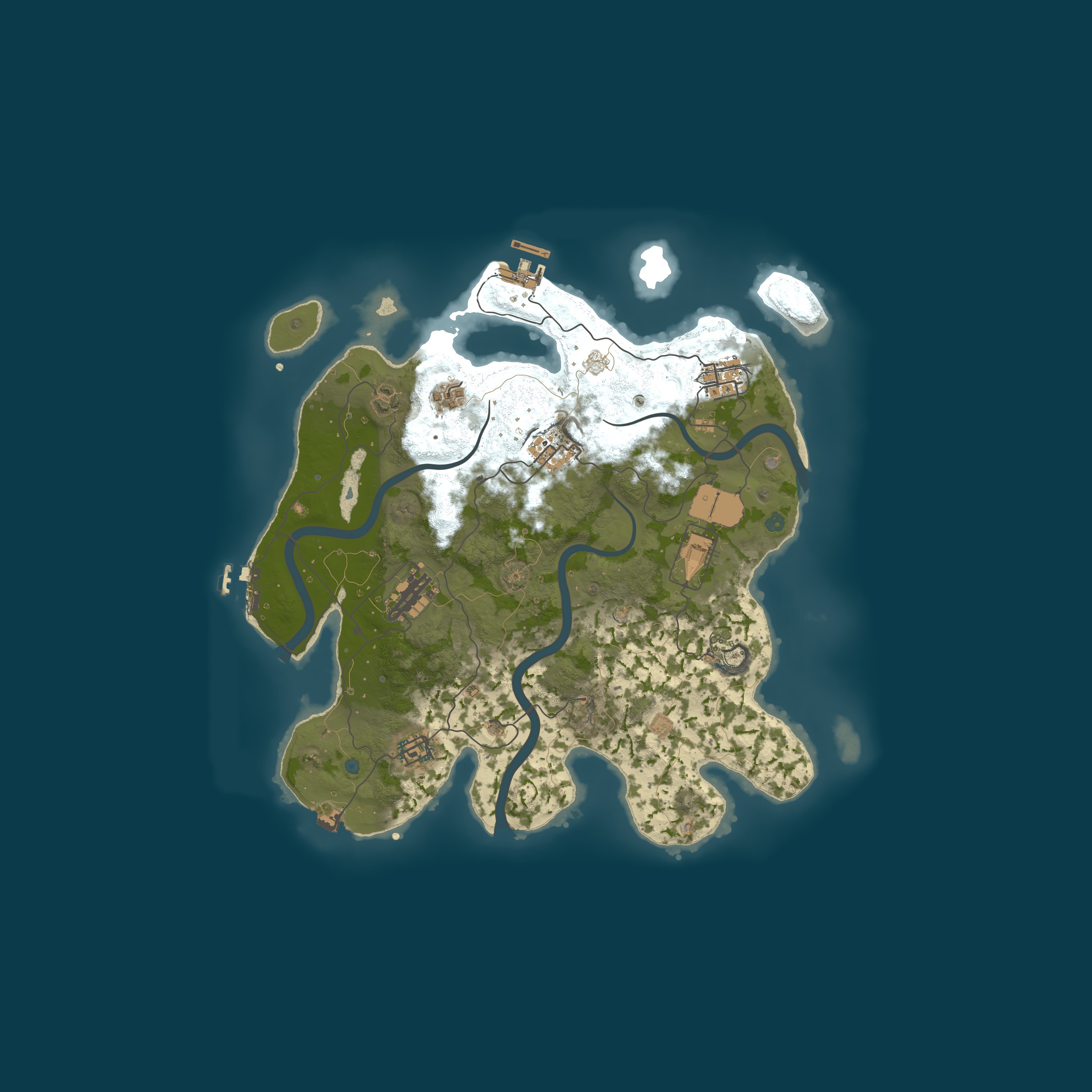 Map for [栖息地]5倍金金属&废料/3倍硫磺&高金/3倍矿机