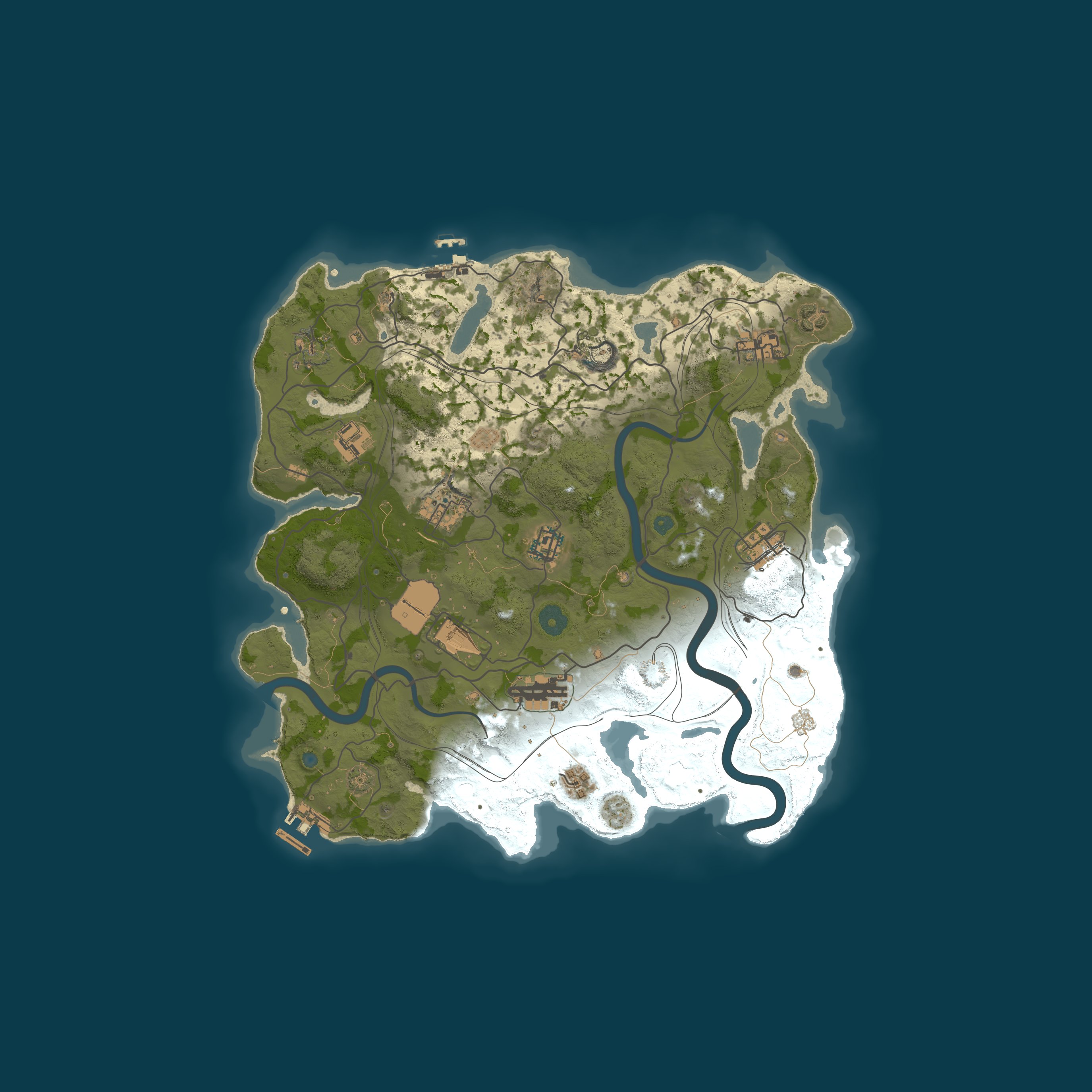 Map for ⦿ ICEFUSE EU 5X Duo (Solo/Duo|Shop|Kits|TP|Loot X5 WIPED)