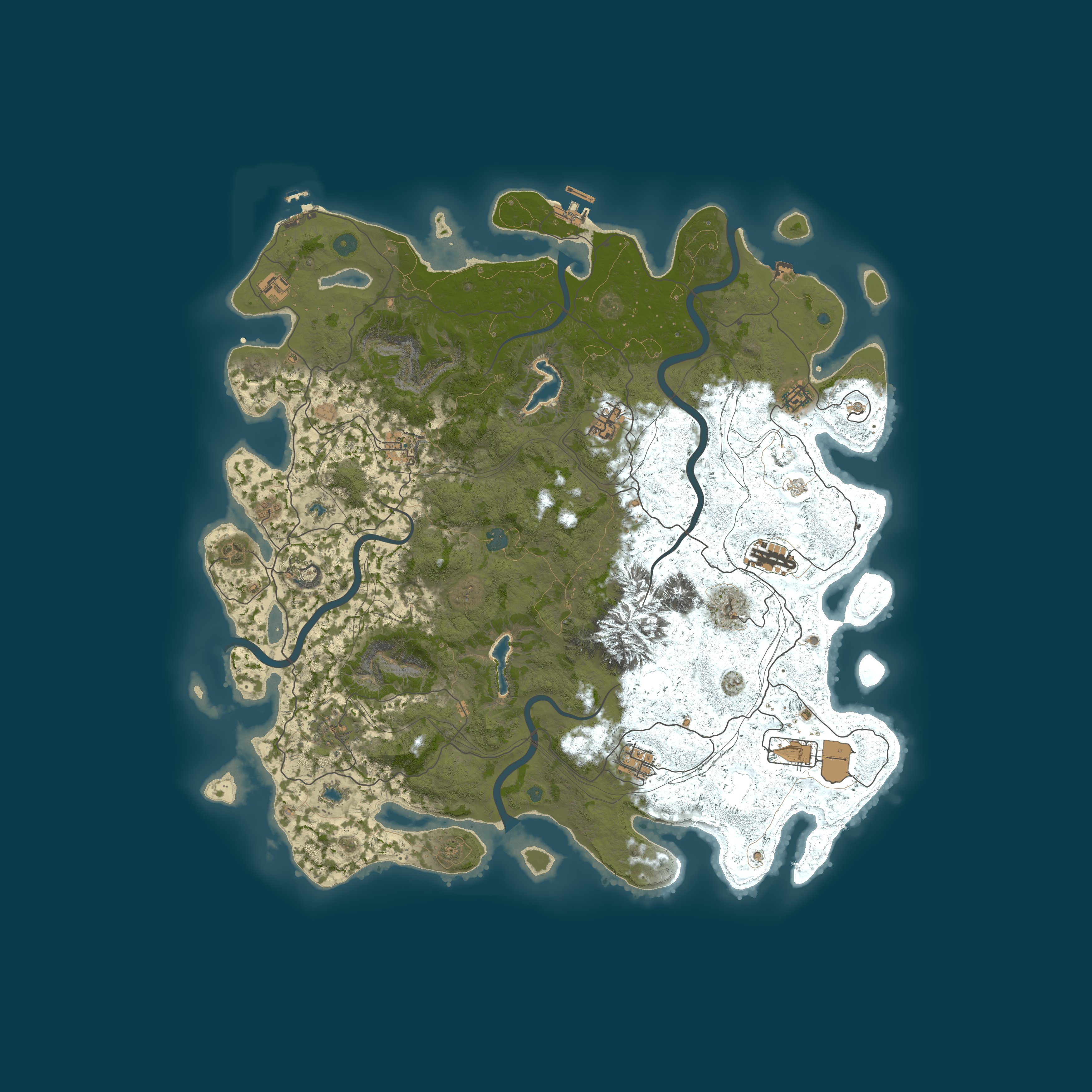 Map for RustTopia