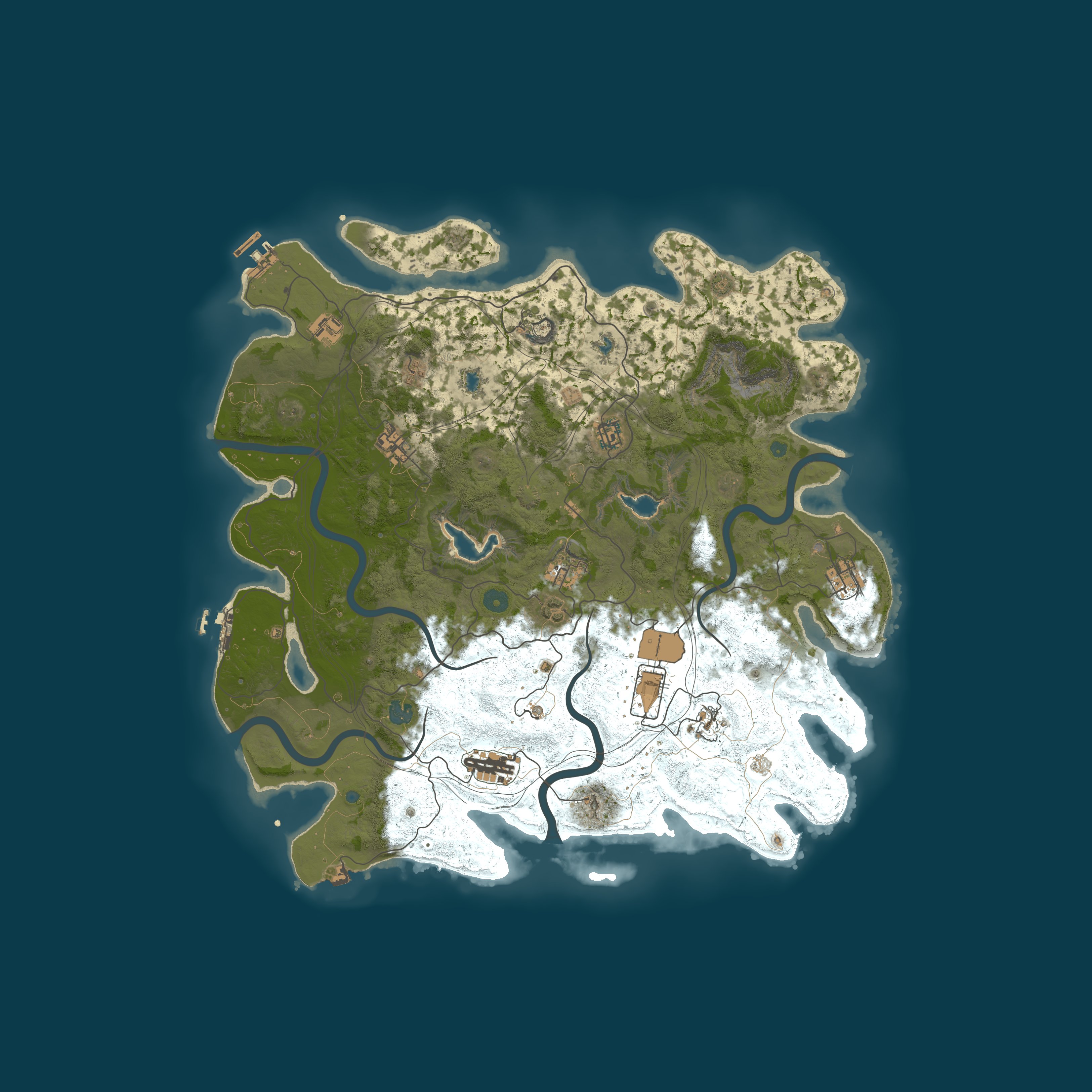 Map for [US] DEAD MAN RUST 10X Monthly [ Boosted Loot ]