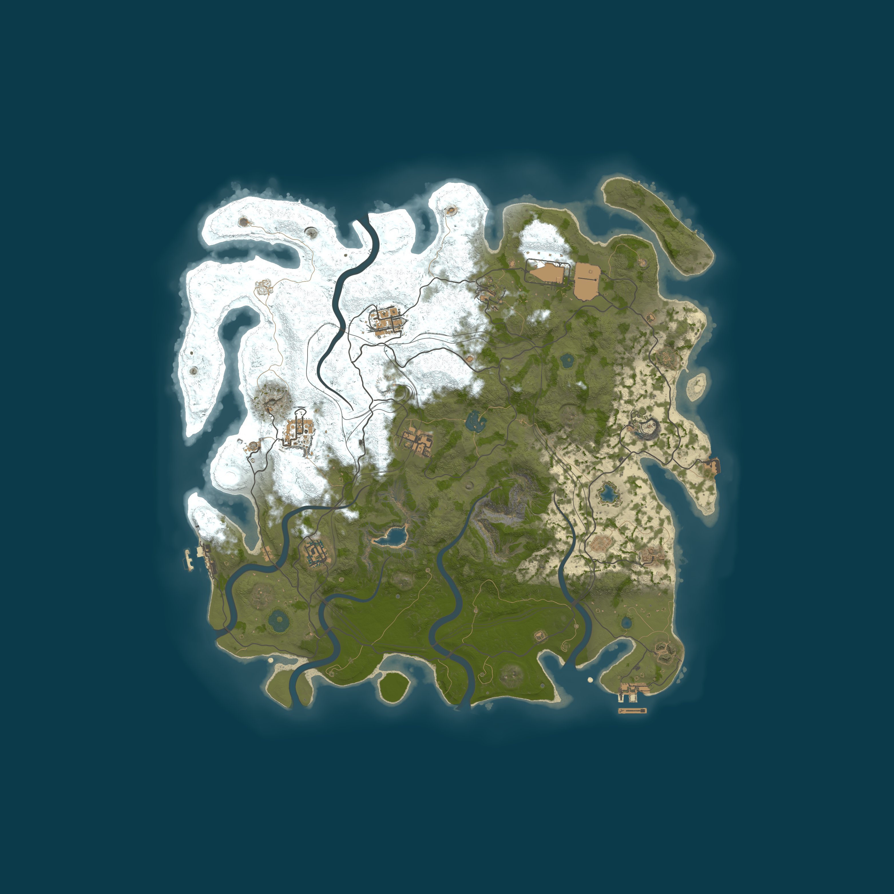 Map for Rusty Goats | Hybrid | Noob Friendly | Solo/Duo/Trio