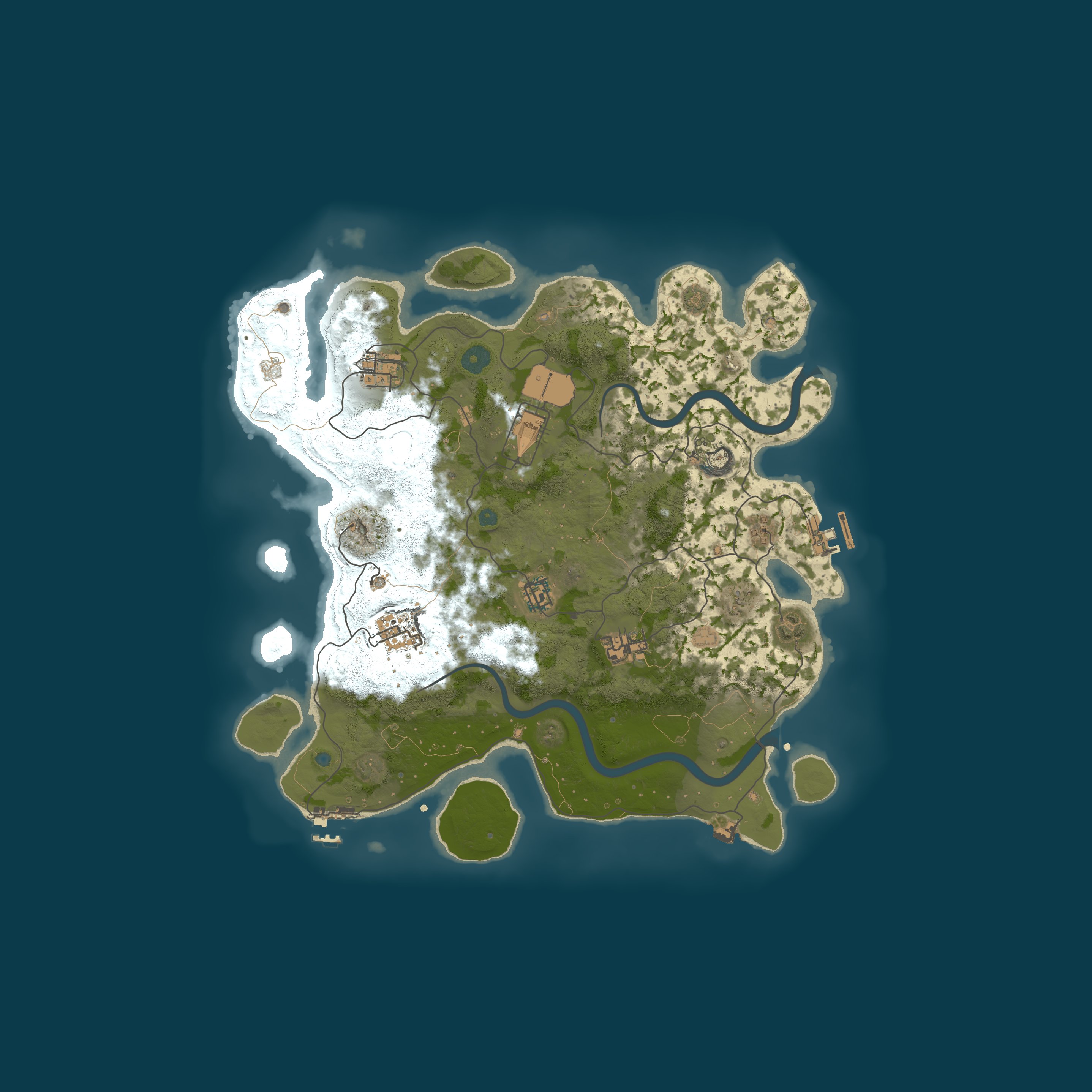 Map for BattleGrounds 2X Solo/Duo