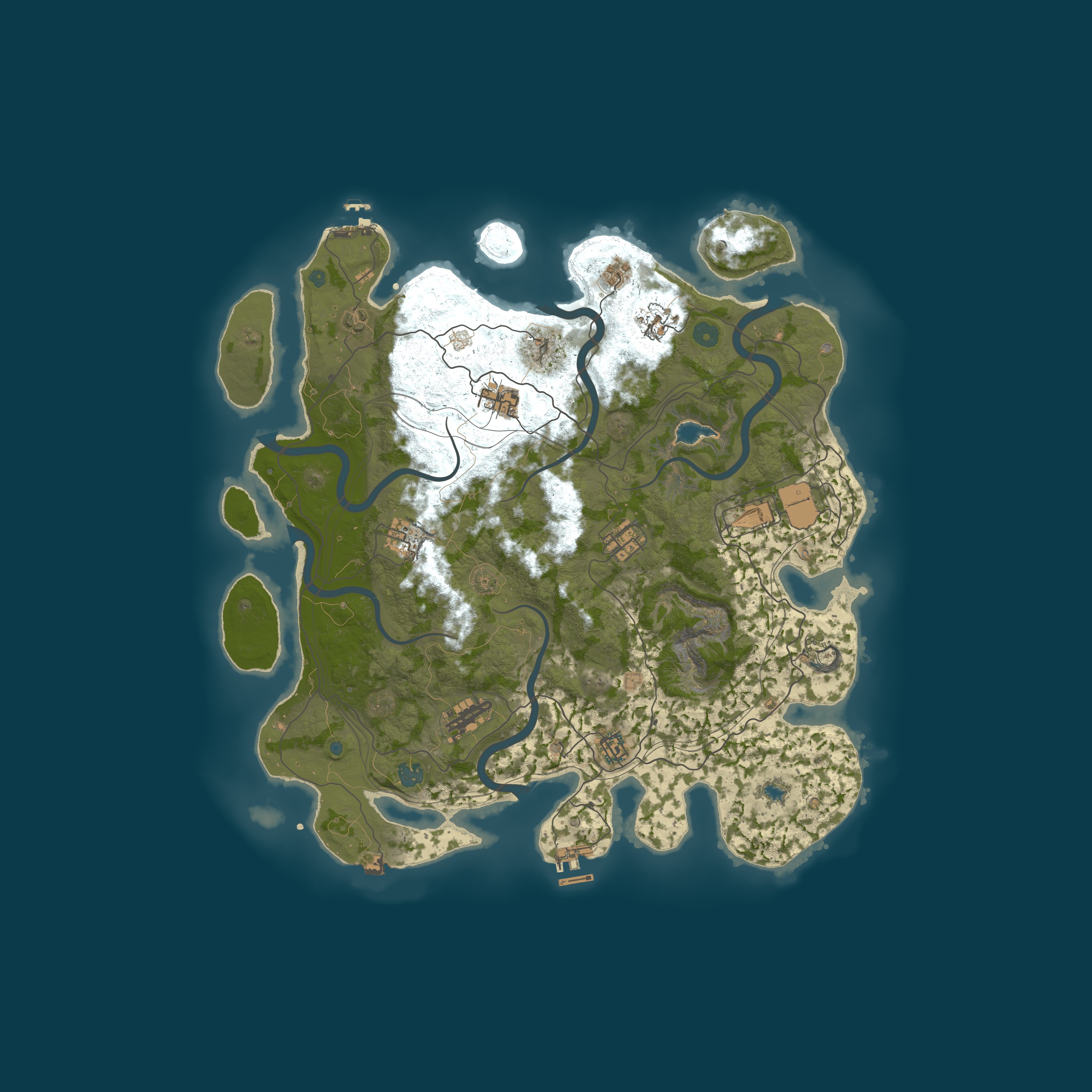 Map for #4[坚果]2X 仿官/萌新/养老/月清
