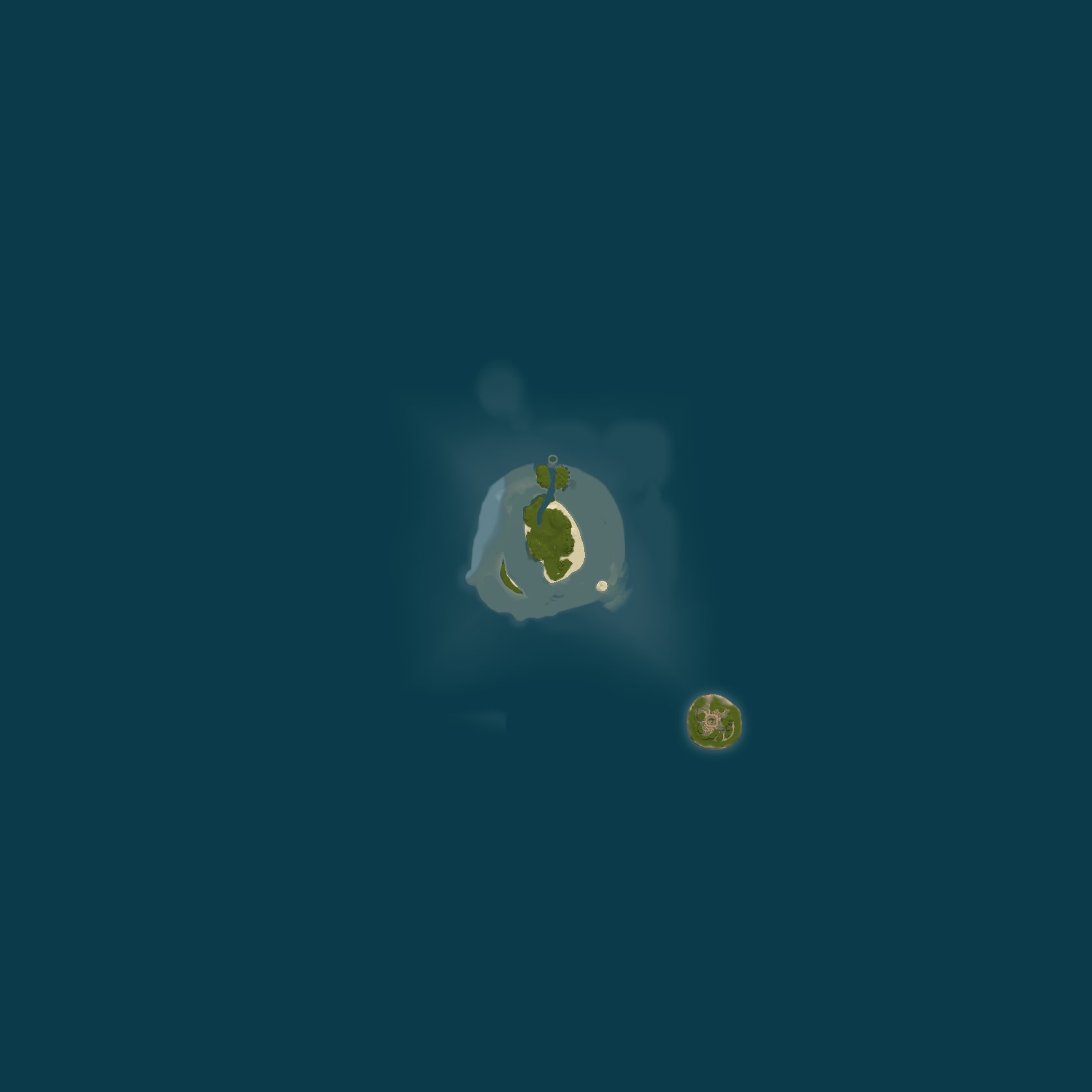 Custom Map, size 1350, seed 1337