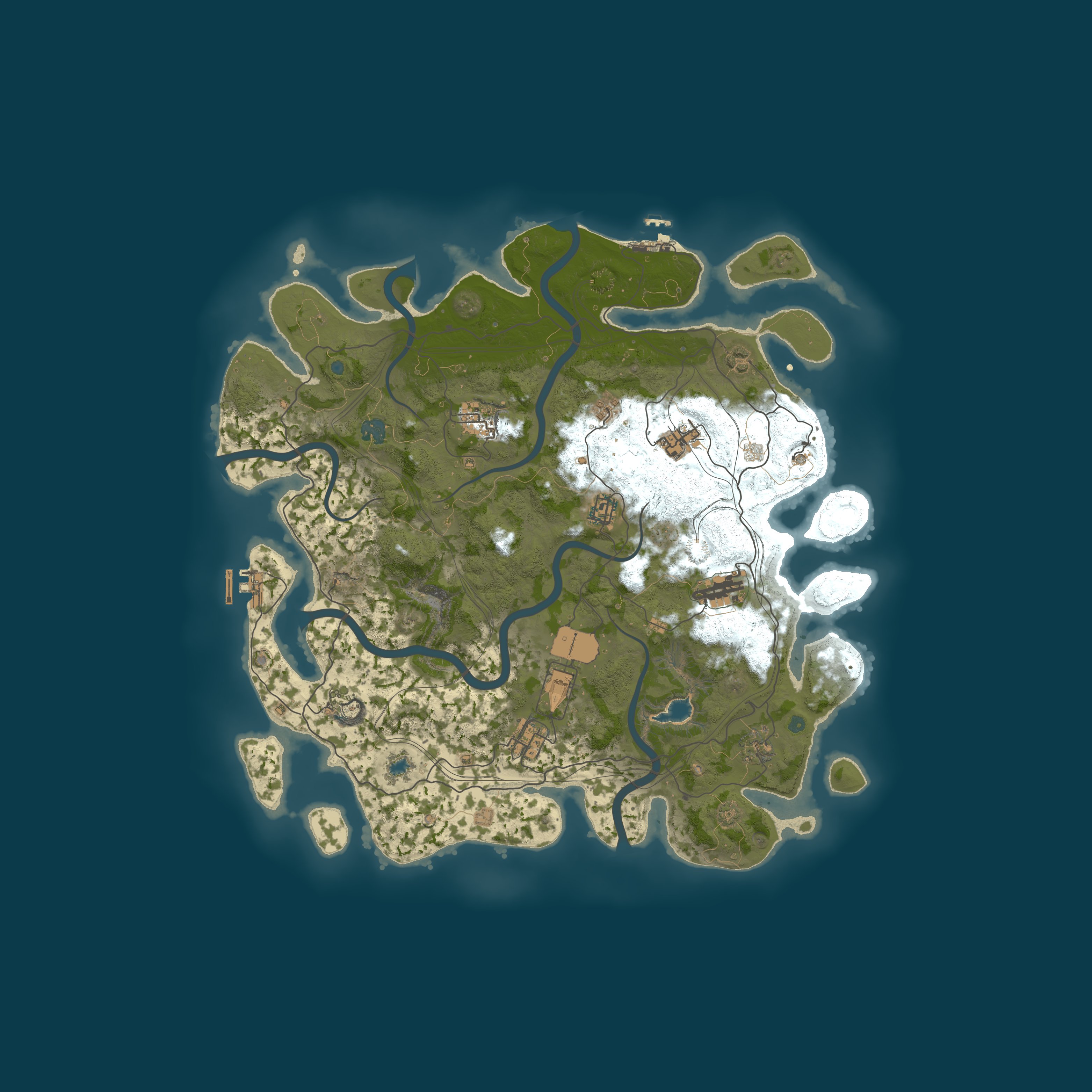 Map for [RU] NovoRust Server vk.com/novorust