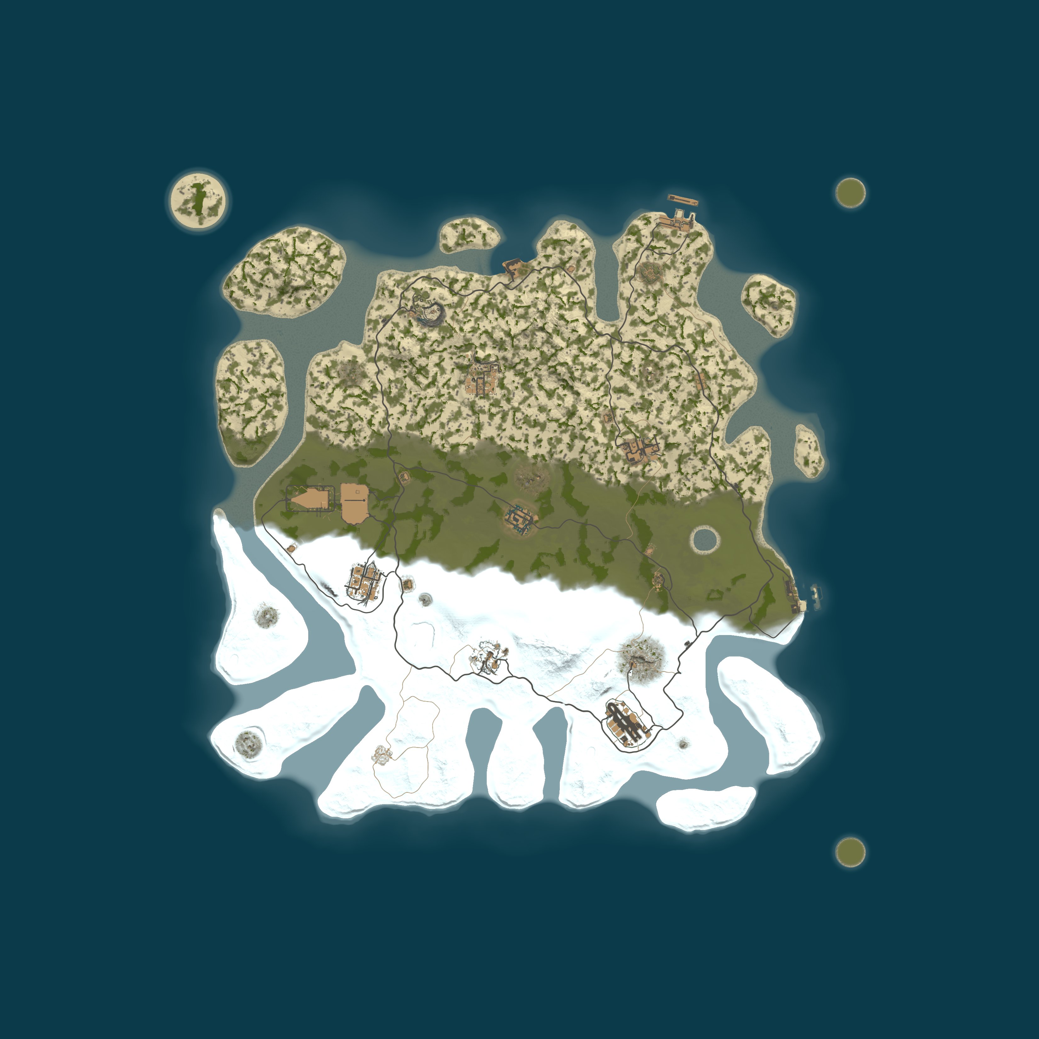 Map for Vital Rust - EU 10x | No BPs | Kits | Clans