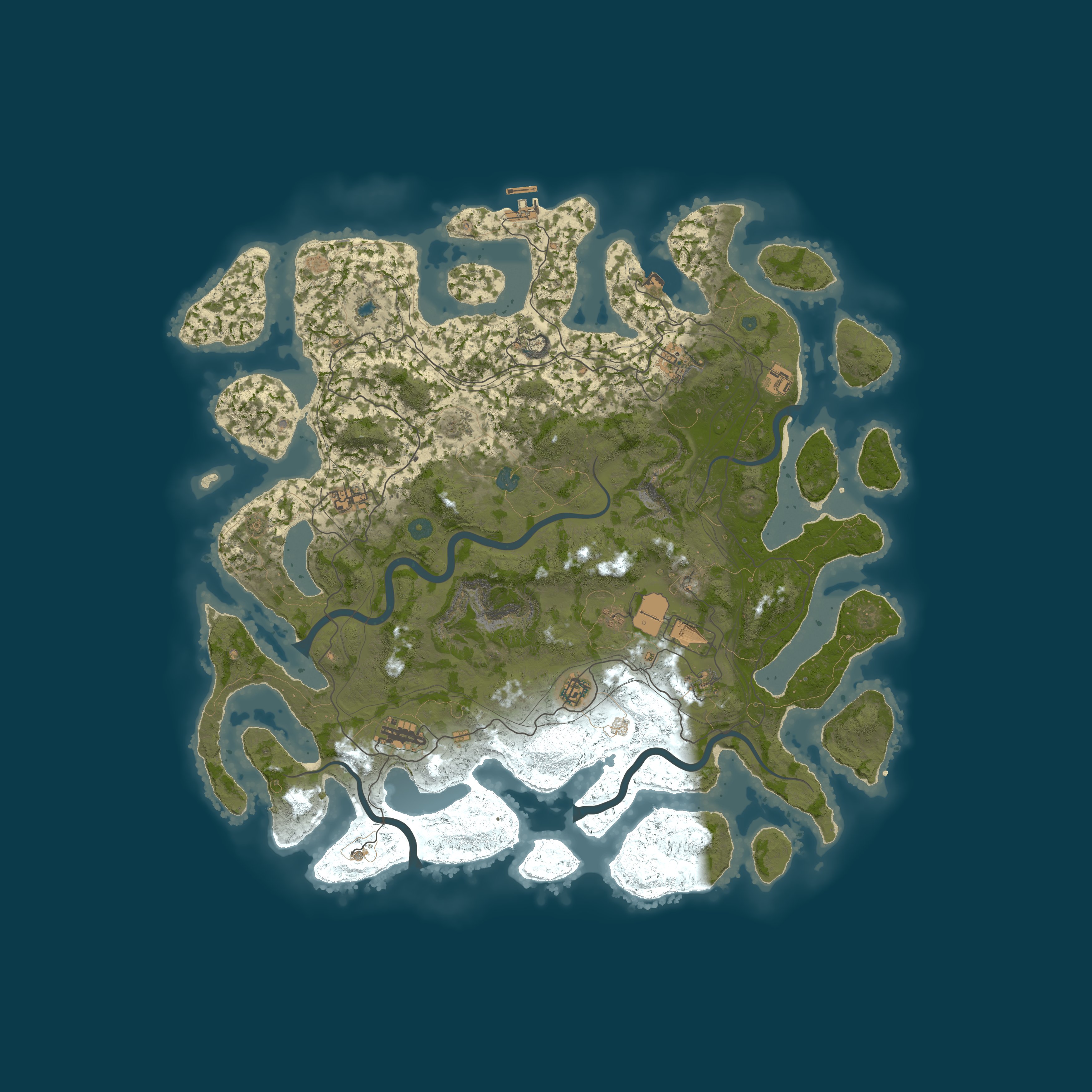 Map for Celestial Rust x5 CLANS RAIDABLE BASES|TP|HOMES|KITS|+MORE
