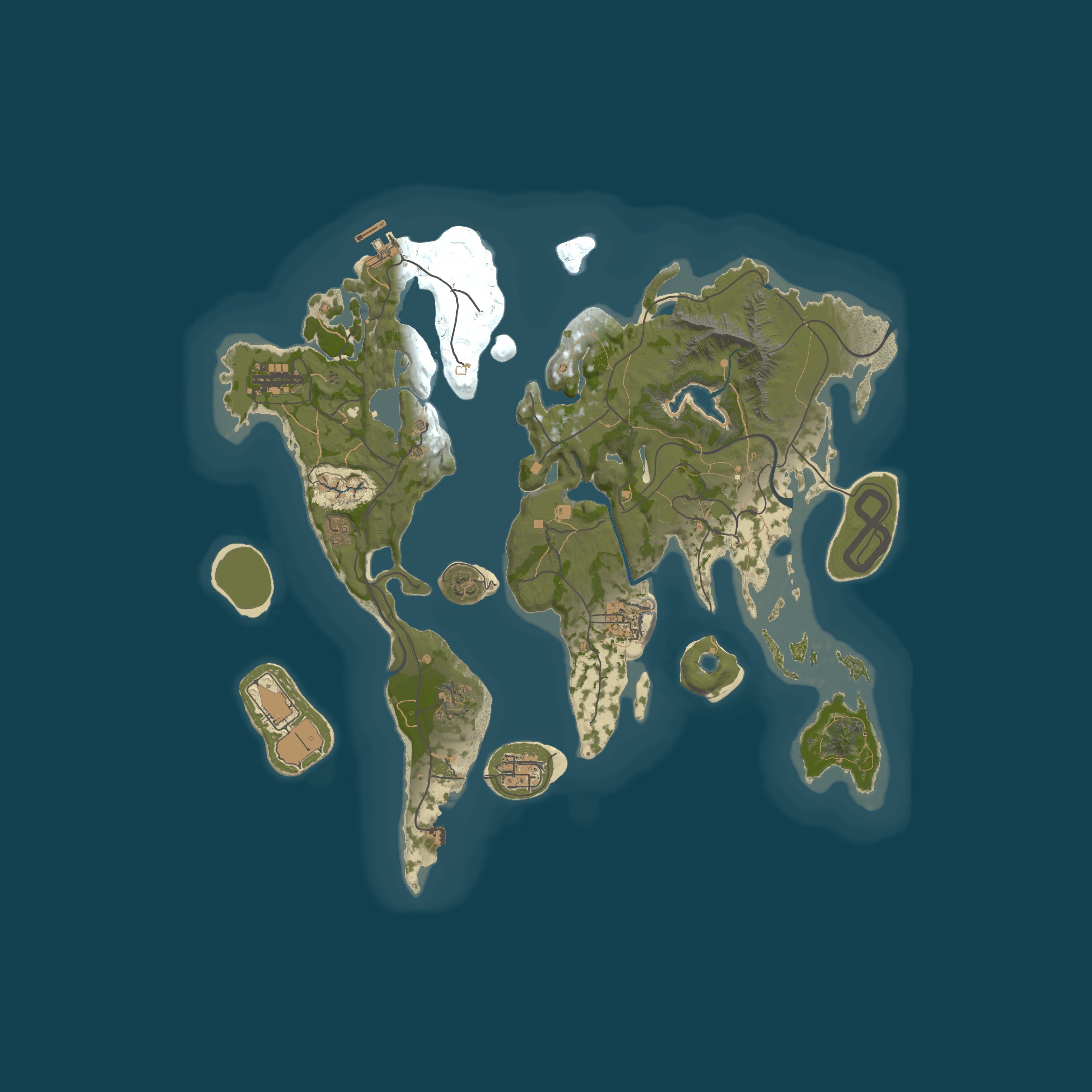 Rust map 4250/1337