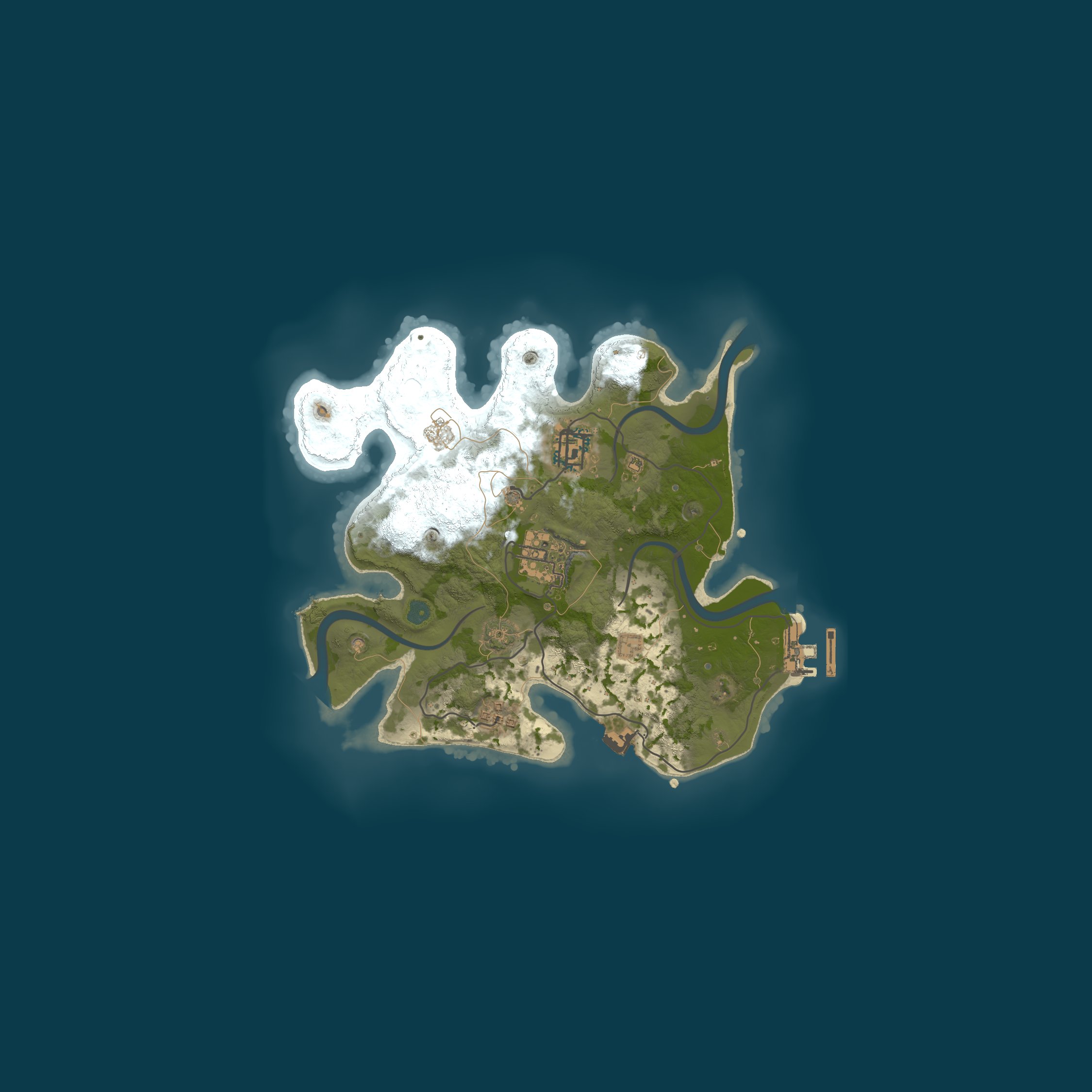 Map for Saksonia Rust — 2x Solo/Duo — No BP Wipe