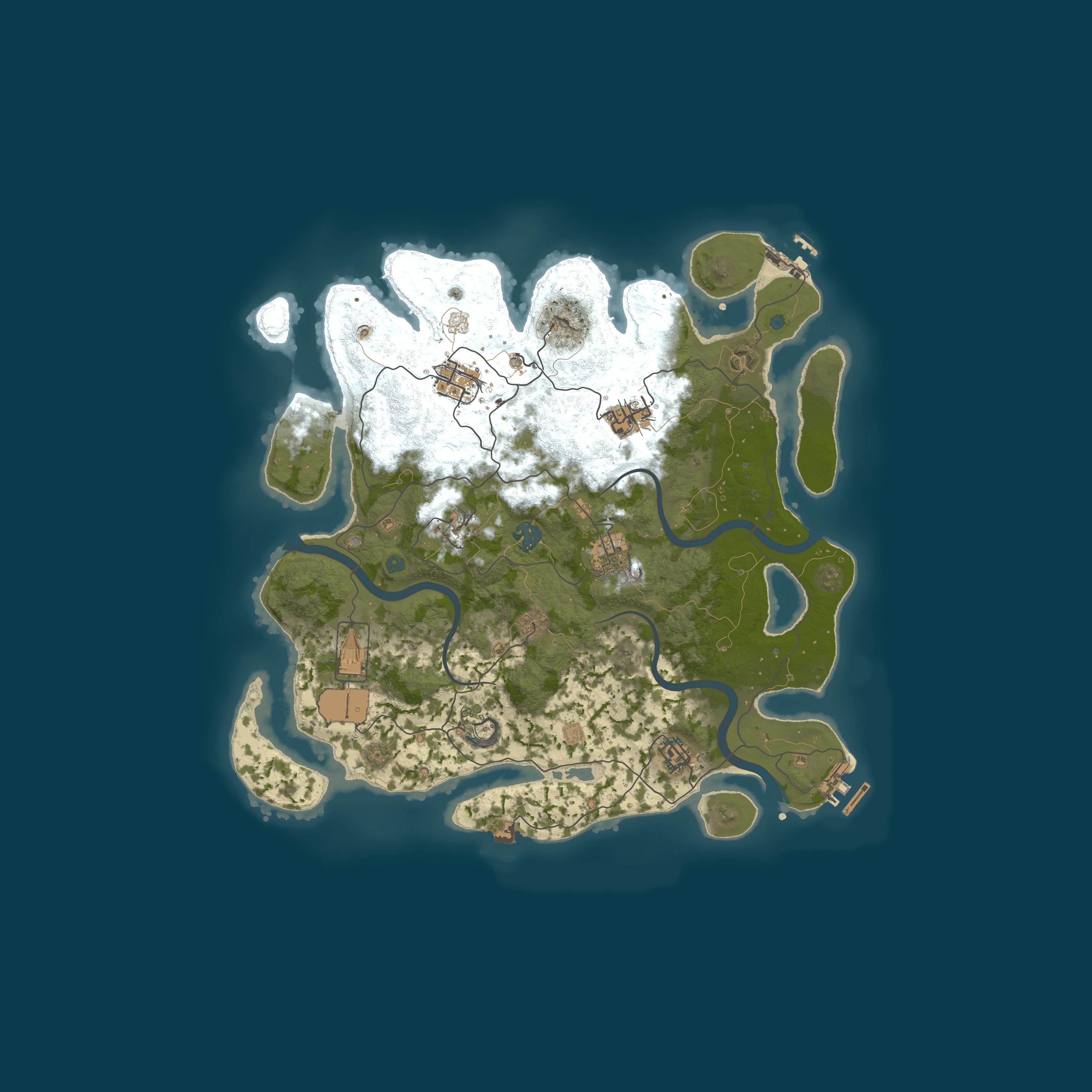 Map for OUTPOST 2x Monthly |Solo/Duo/Trio| No BP Wipe