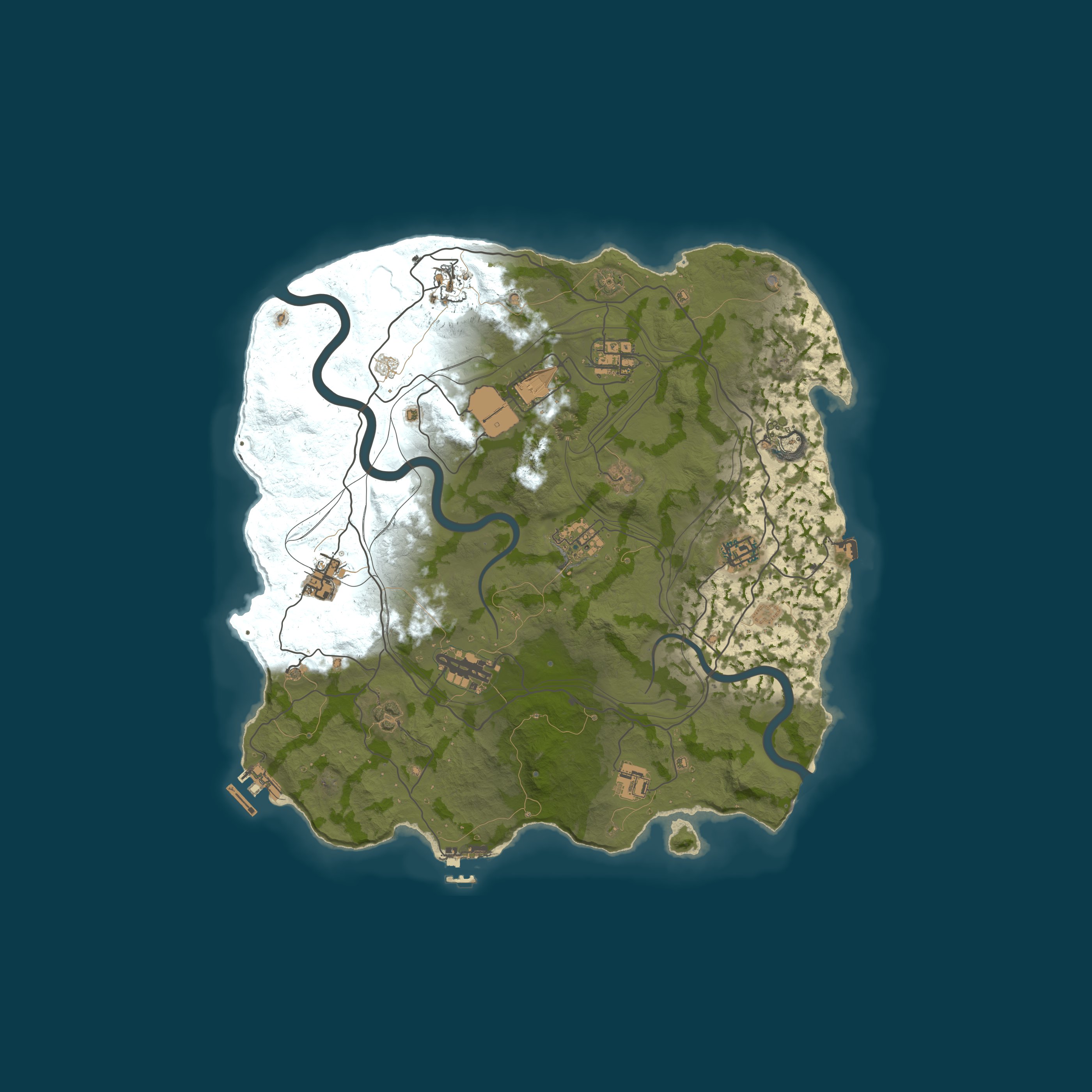 Custom Map, size 3600, seed 111