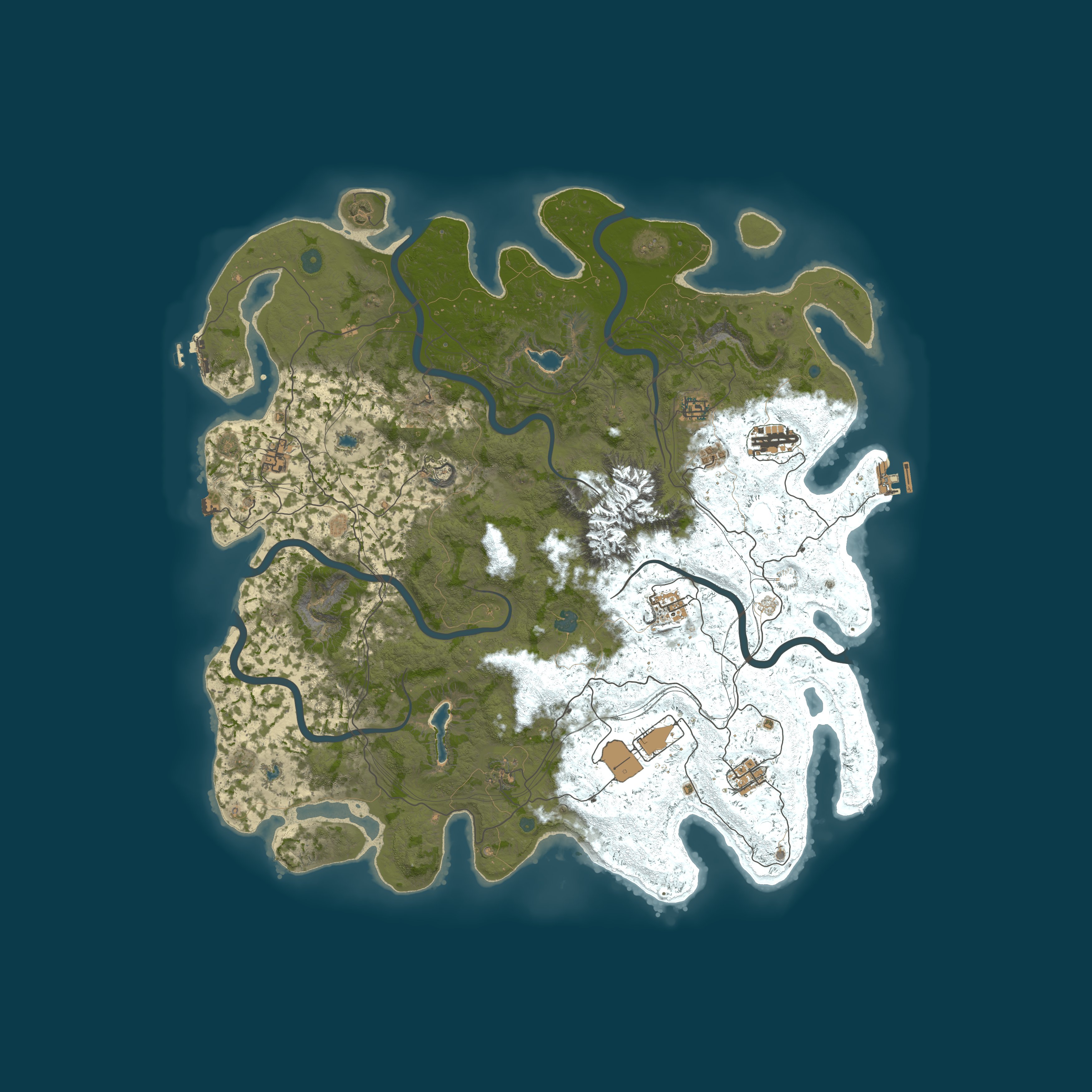 Map for [EU] Vanilla Rust 2x For Beginners