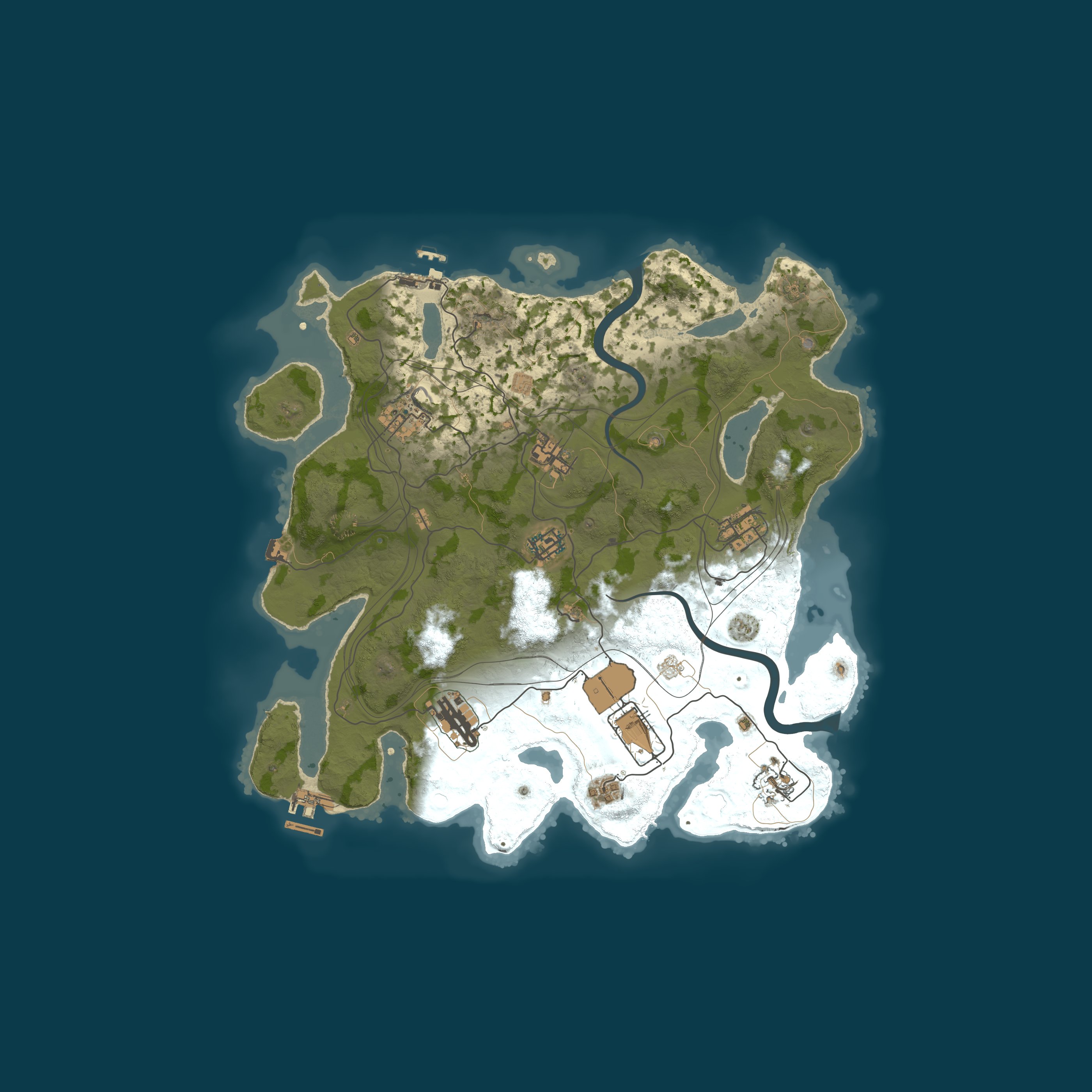 Rust map 3600/1337