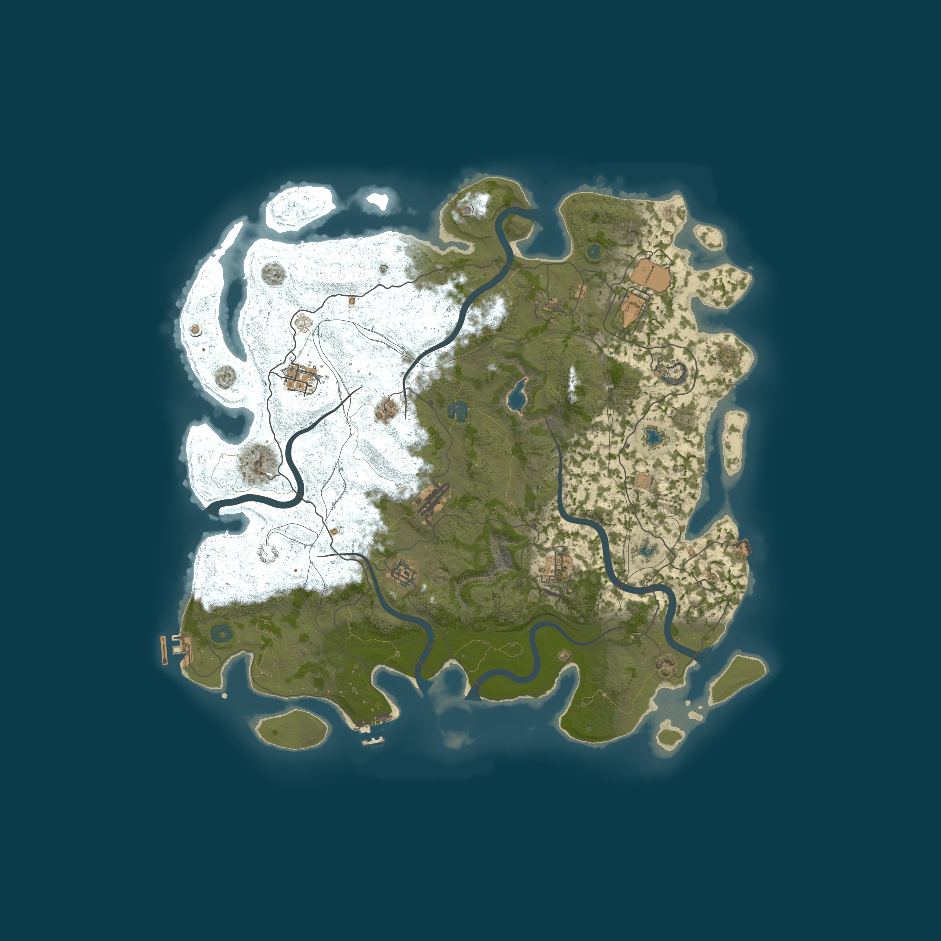 Map for Затерянный остров