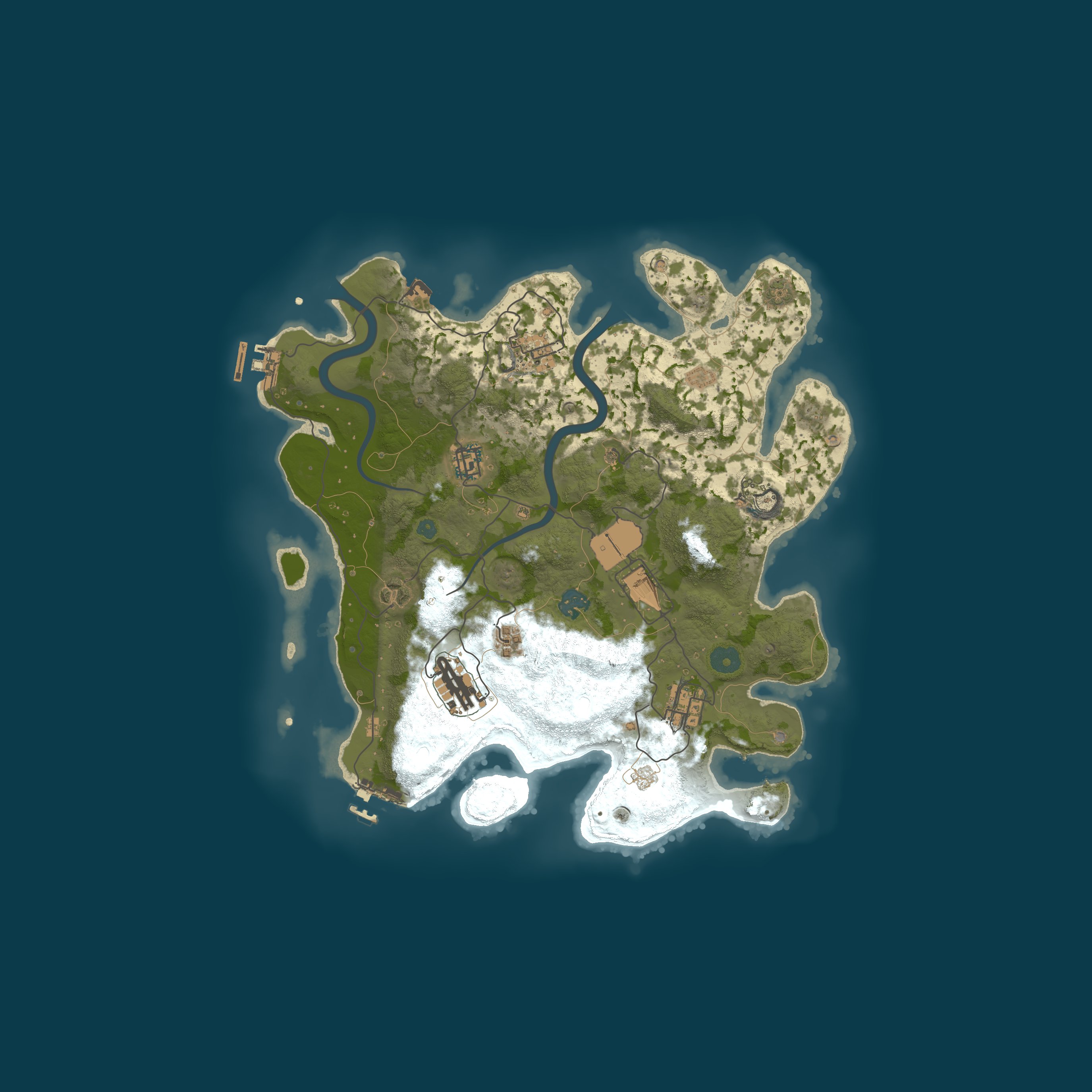 Map for A Shockbyte Rust Server