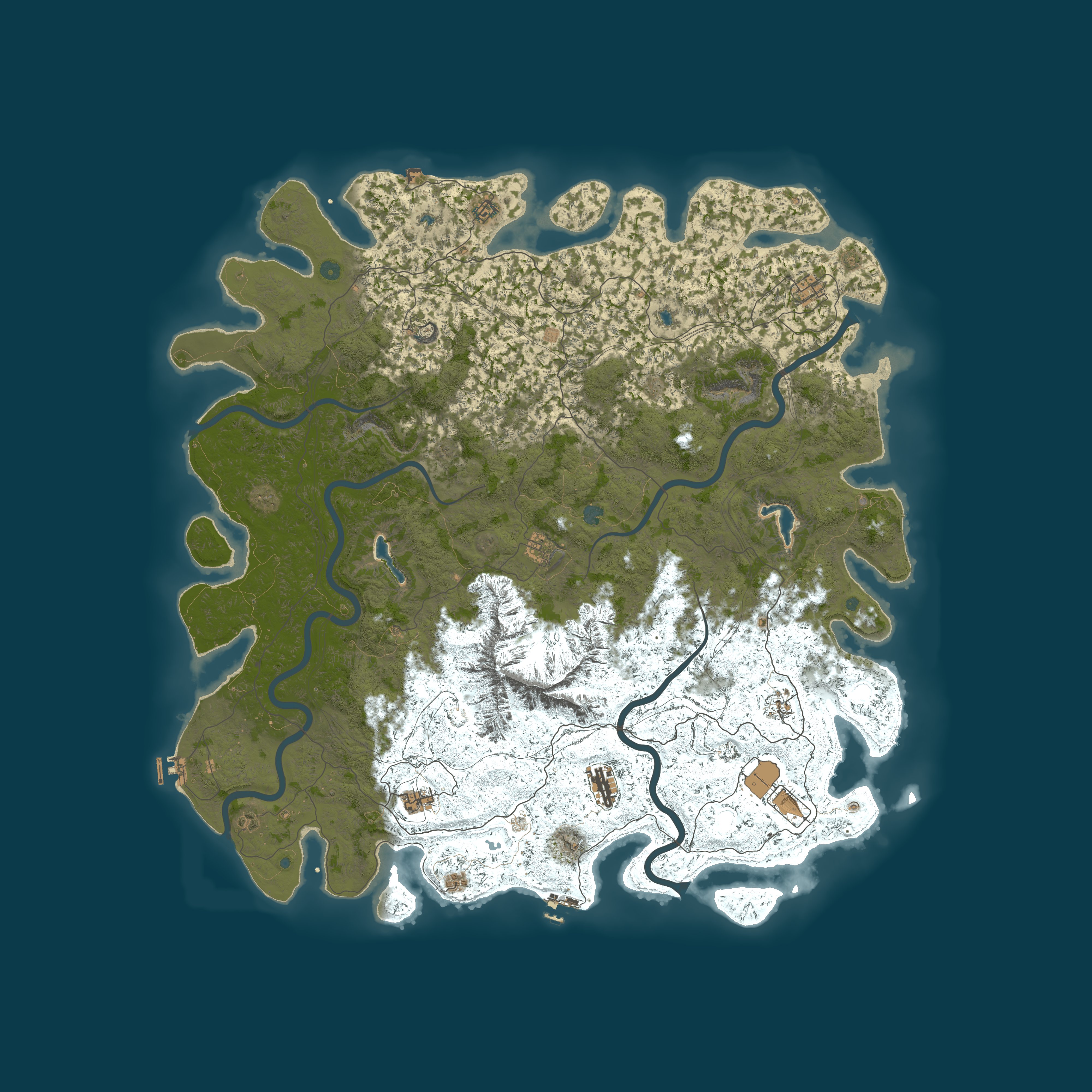 Map for BJ's Solo and Duo server