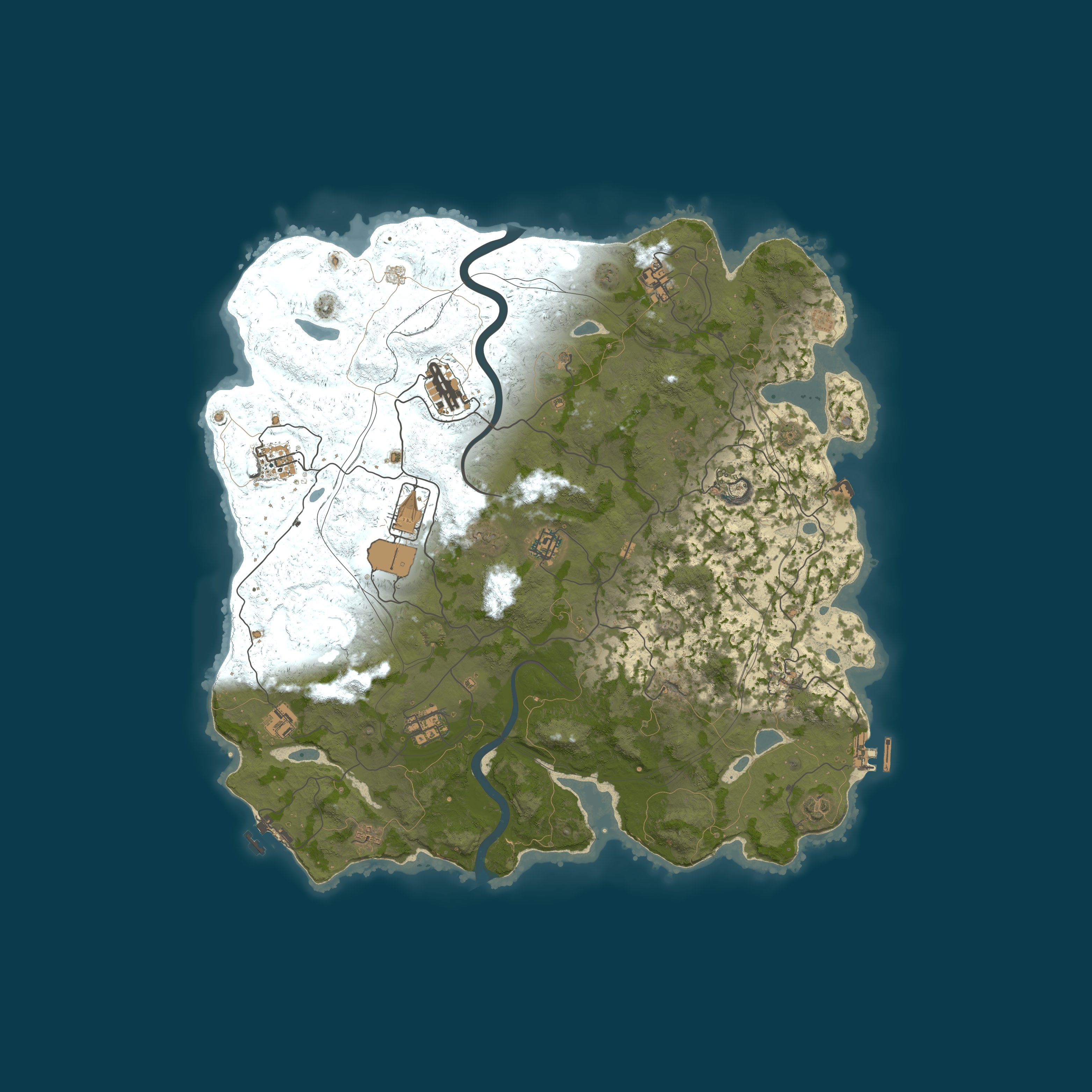 WARCAMPS.GG EU 3X |Solo/Duo/Trio|LootX3| JUST WIPED — Carte procédurale 4250, seed 1337