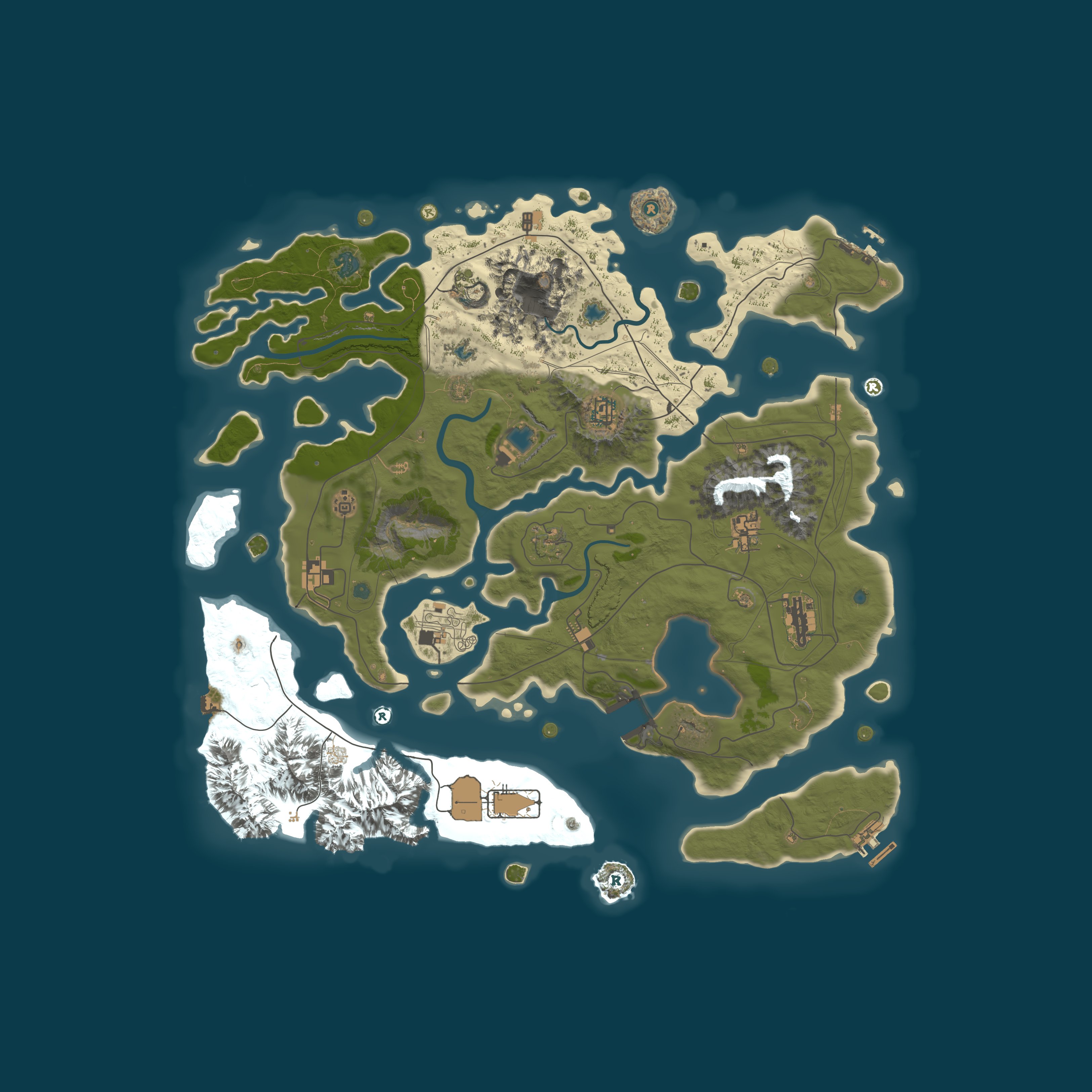 Map for |PvE| RUSTTRAVKA [Zombie|SkillsRPG|RaidBases|Events|Loot+]