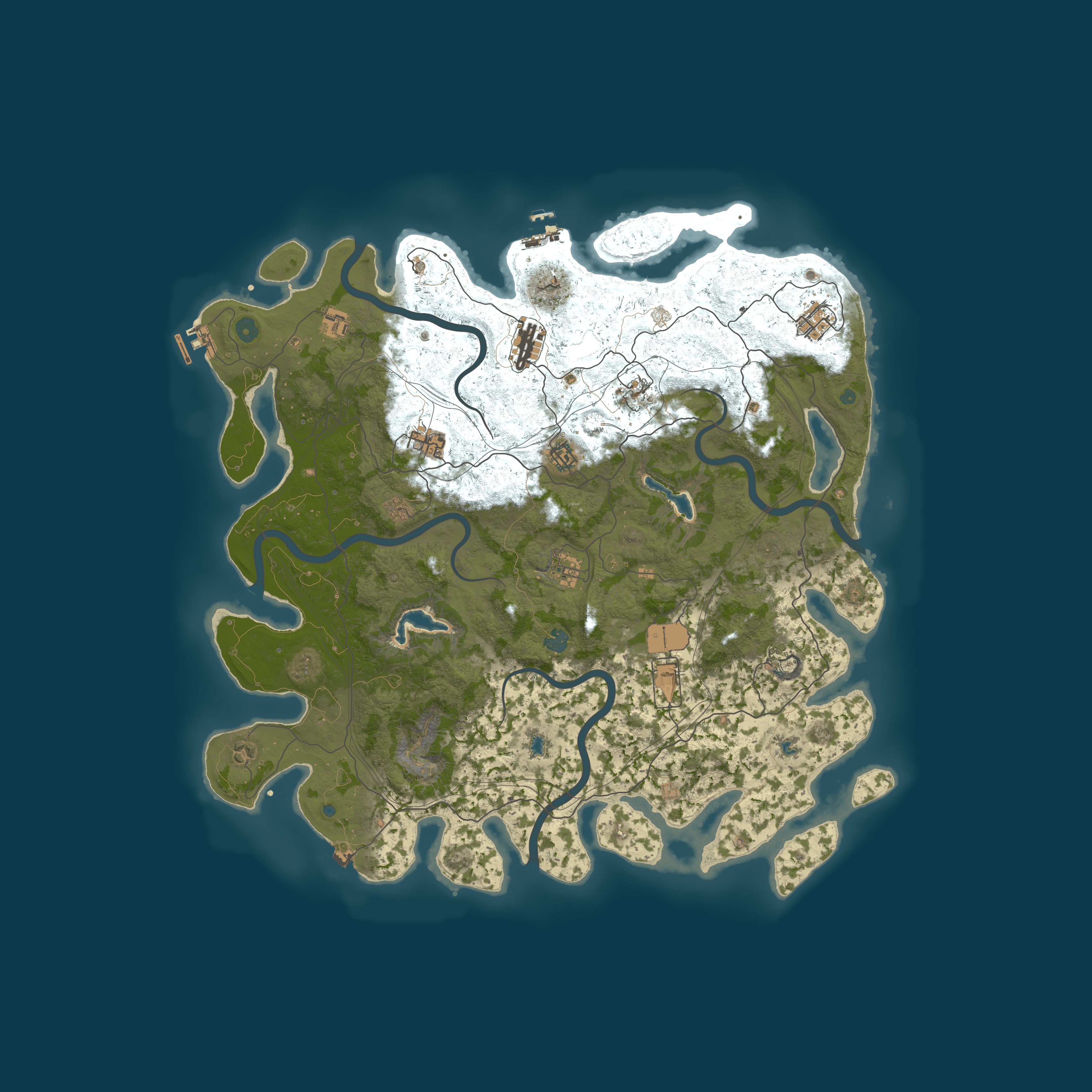 Map for MAG PVE 5X|Raid Bases|Kits