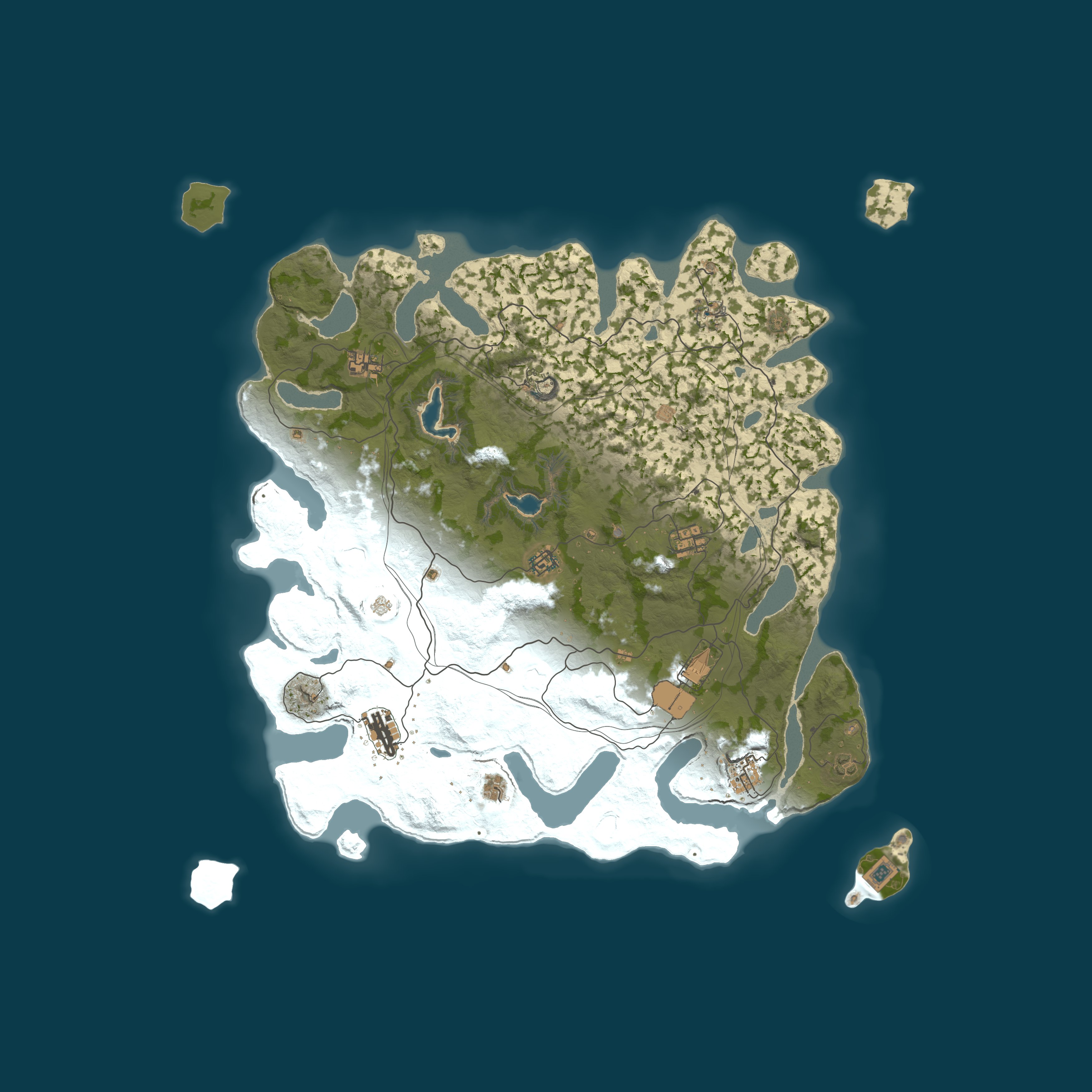 Map for Atlas - EU 5x | No BPs | Kits