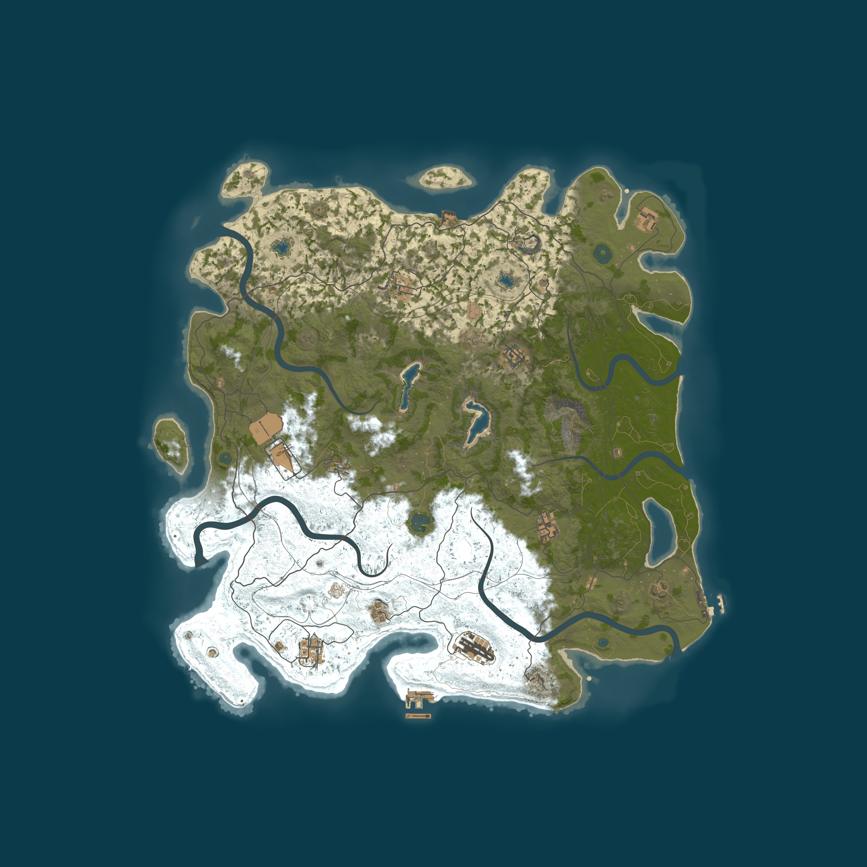 Procedural Map, size 4780, seed 2147483647