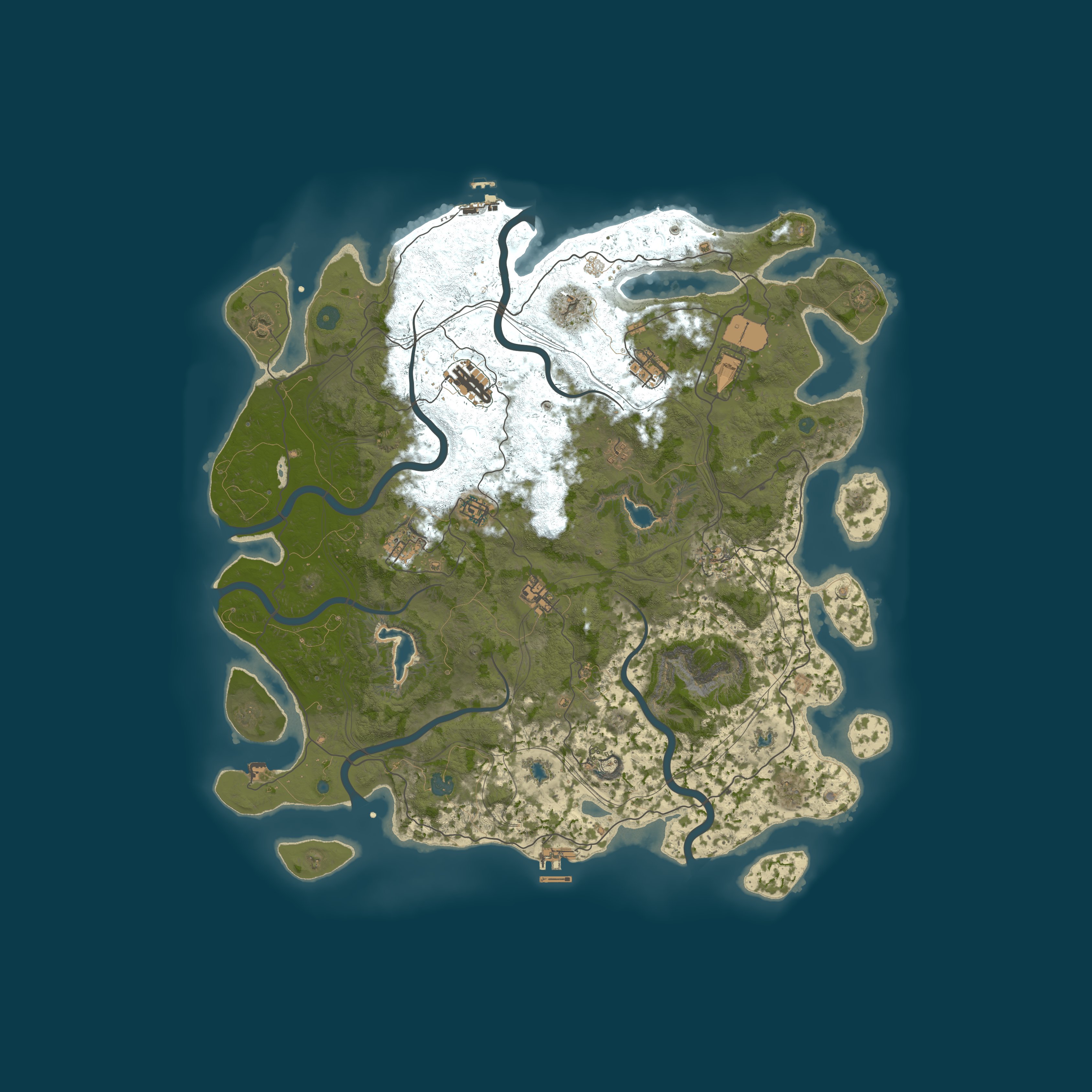 Map for RUST X1