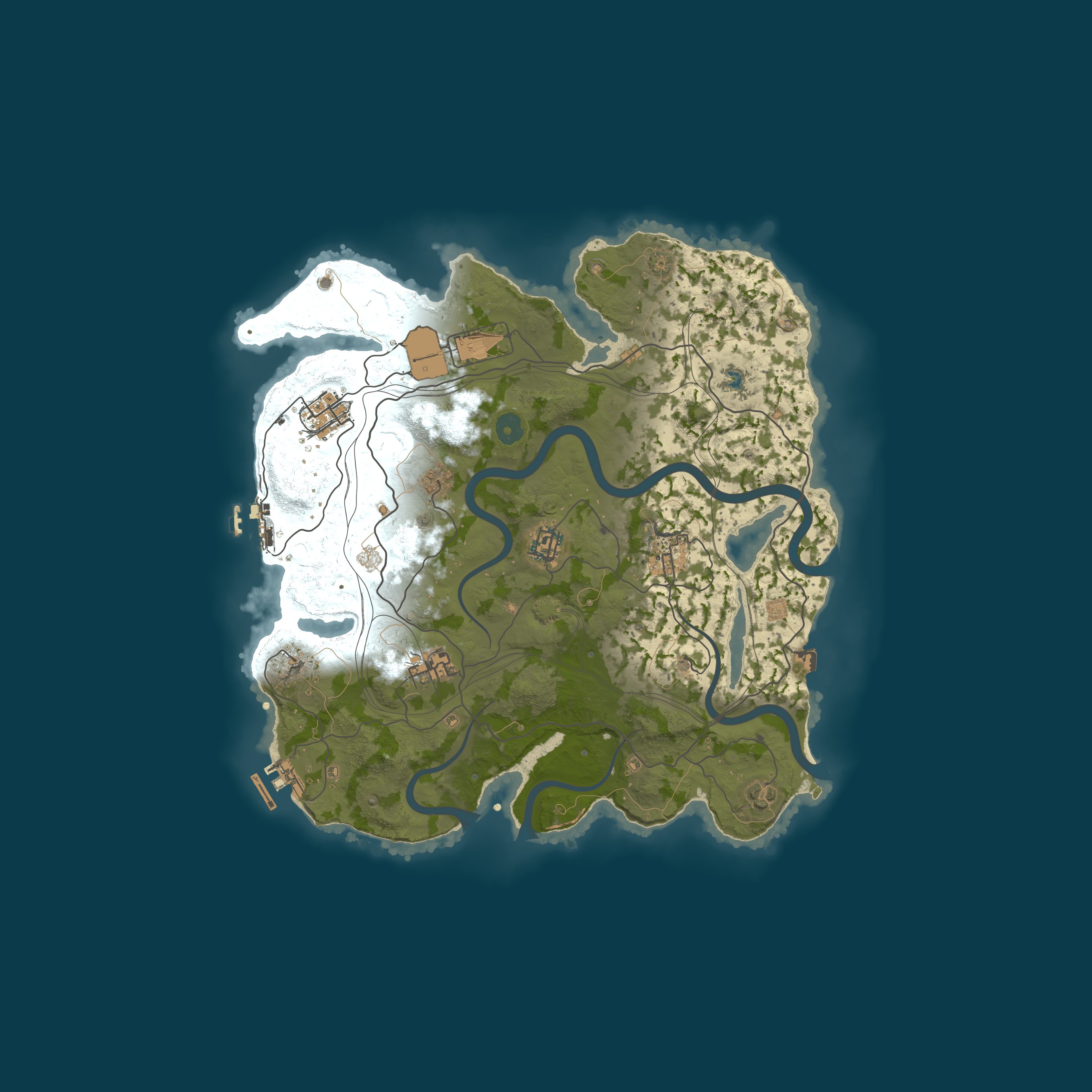 Map for A Rust Server