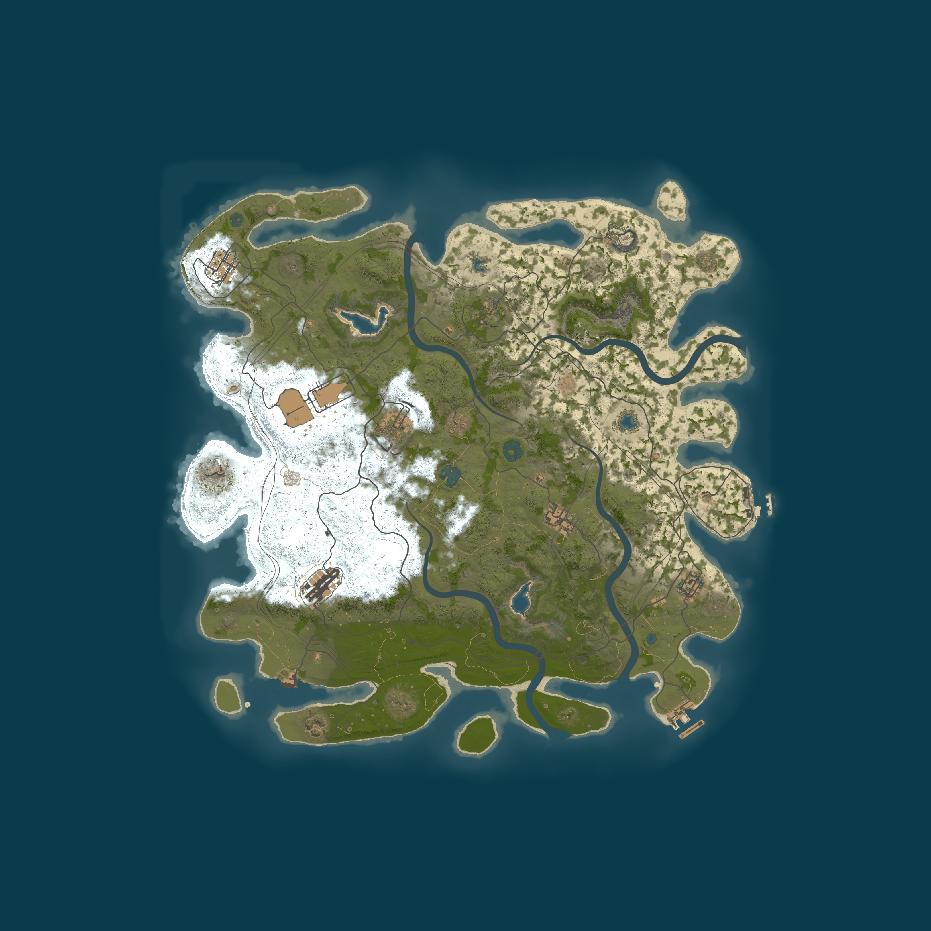 Map for 『蓝天PVE』  原倍 | 仿官 | 突袭 | 萌新 | 养老