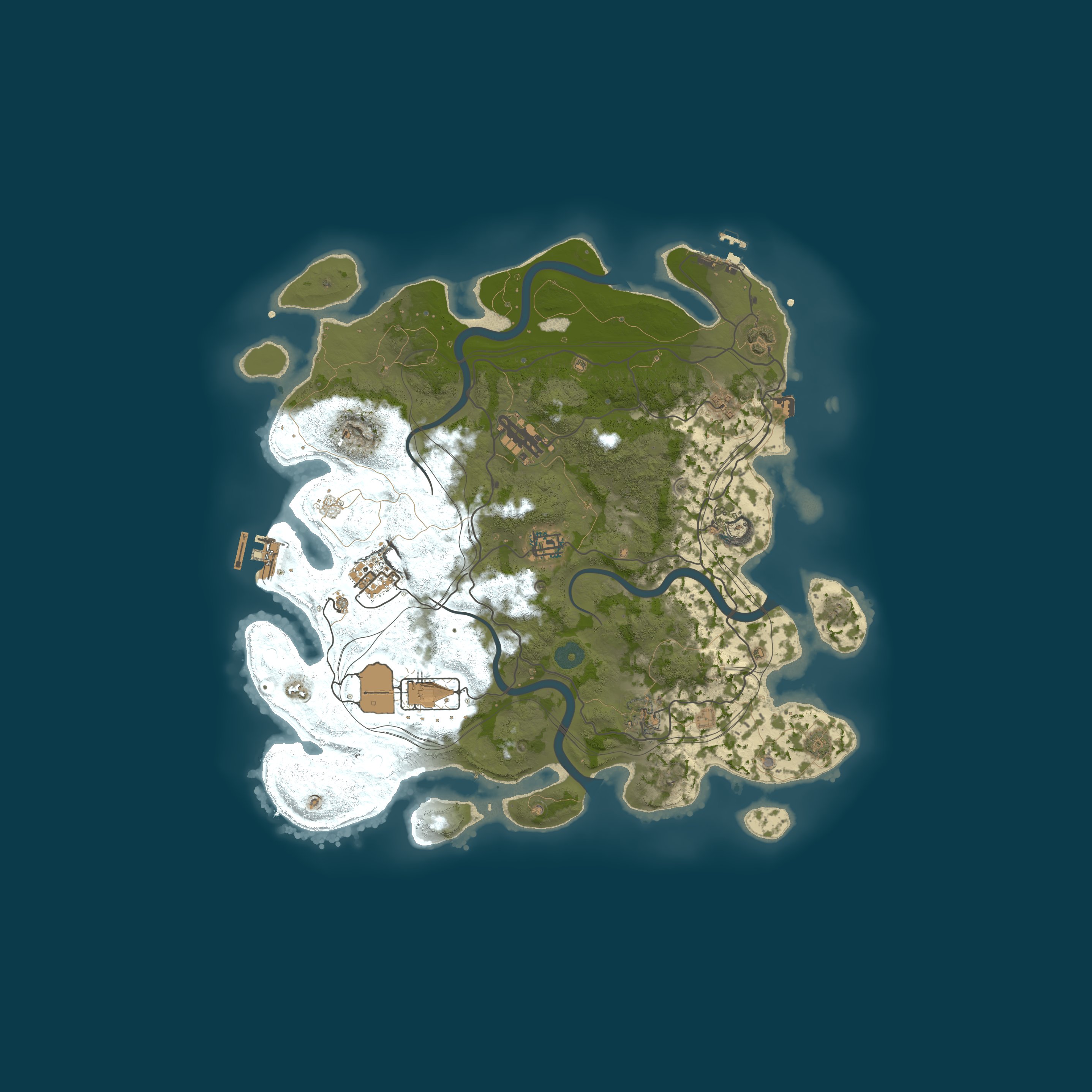 Map for [RU] RUST WAY CHILL X2 | NO LIMIT | КЕЙСЫ
