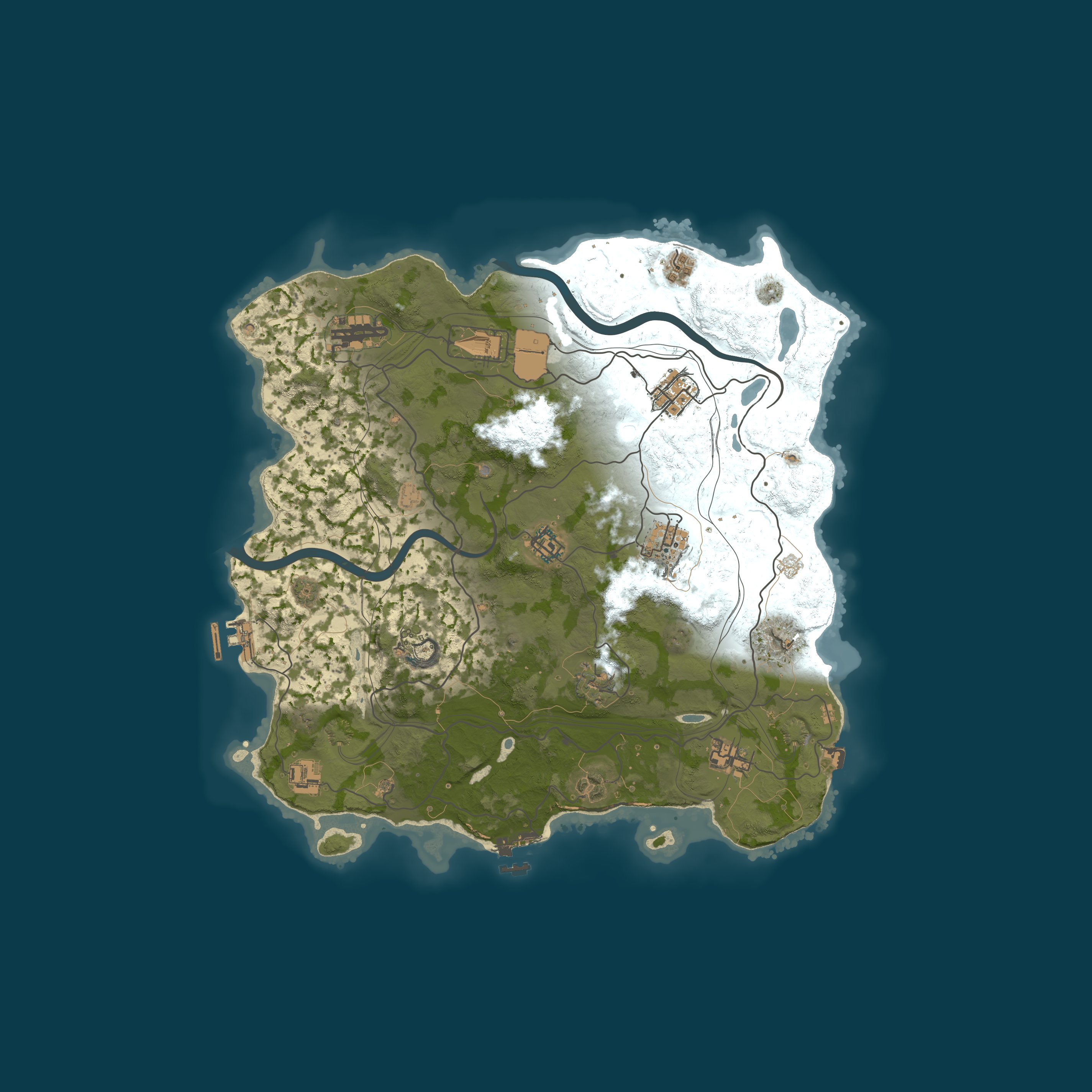 Карта сервера WARBANDITS.GG RU 2X |Solo/Duo/Trio|X2 JUST FULLWIPED