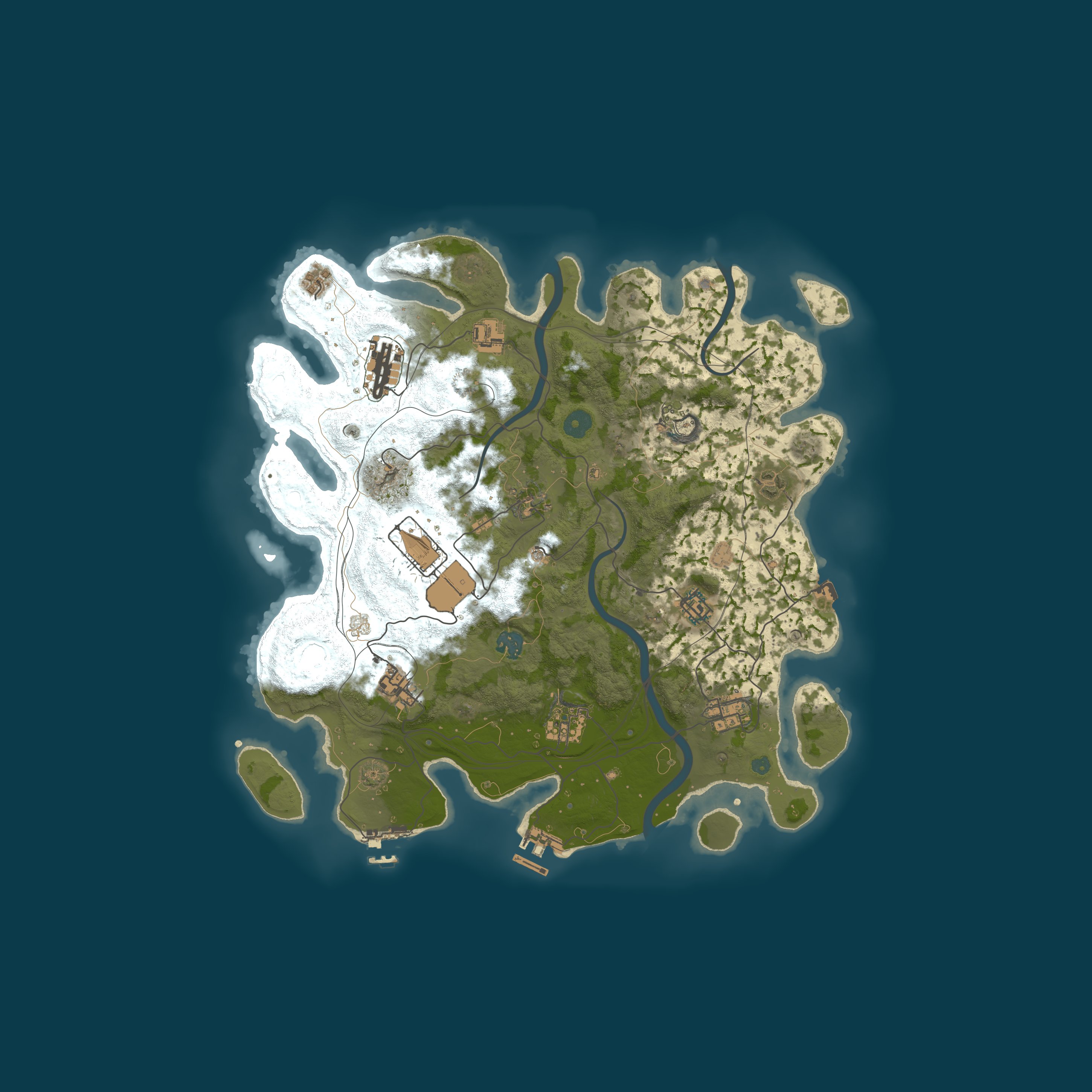 Map for 子宇宙｜8.17号｜双人｜独狼｜萌新