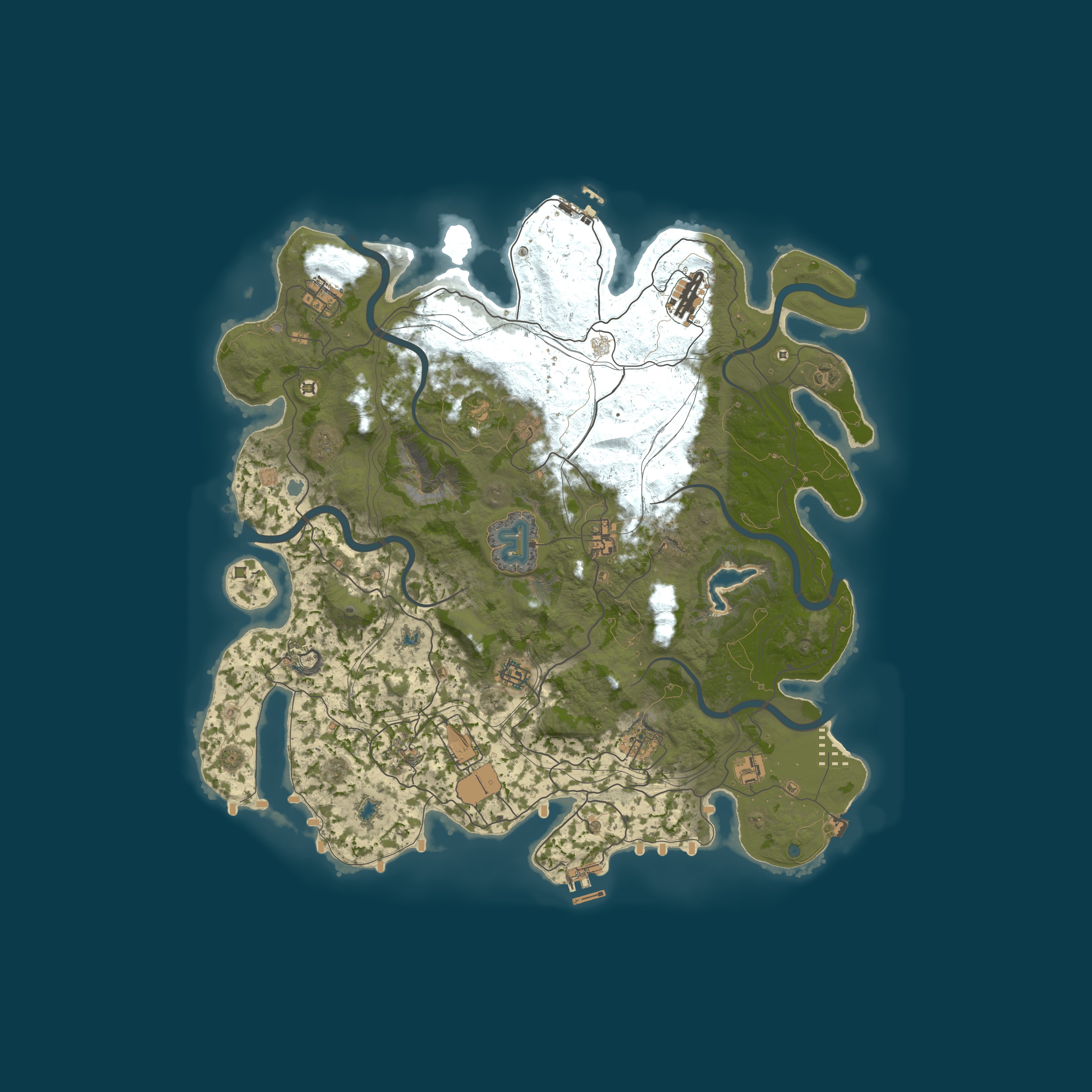 Custom Map, size 4500, seed 69