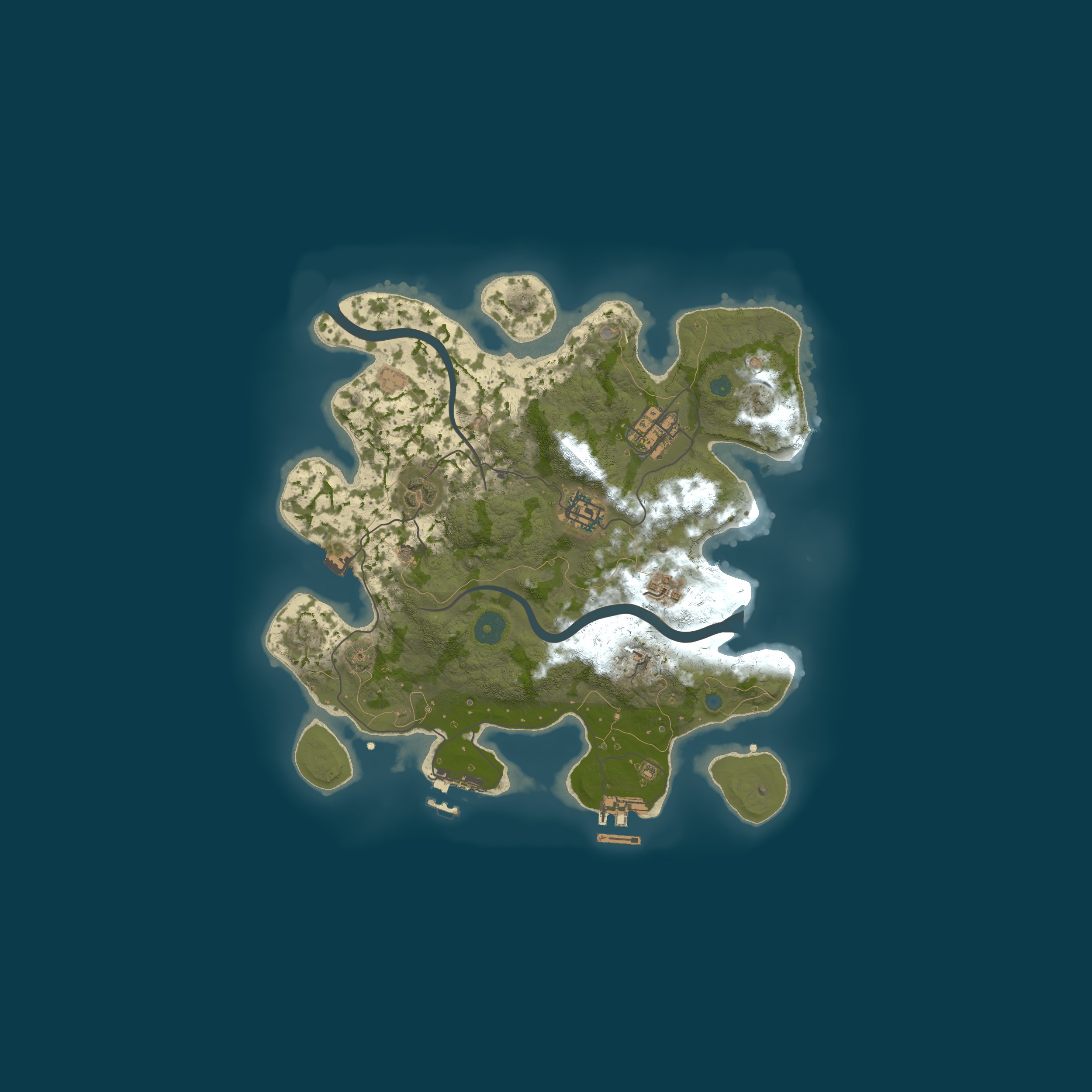 Map for A Shockbyte Rust Server