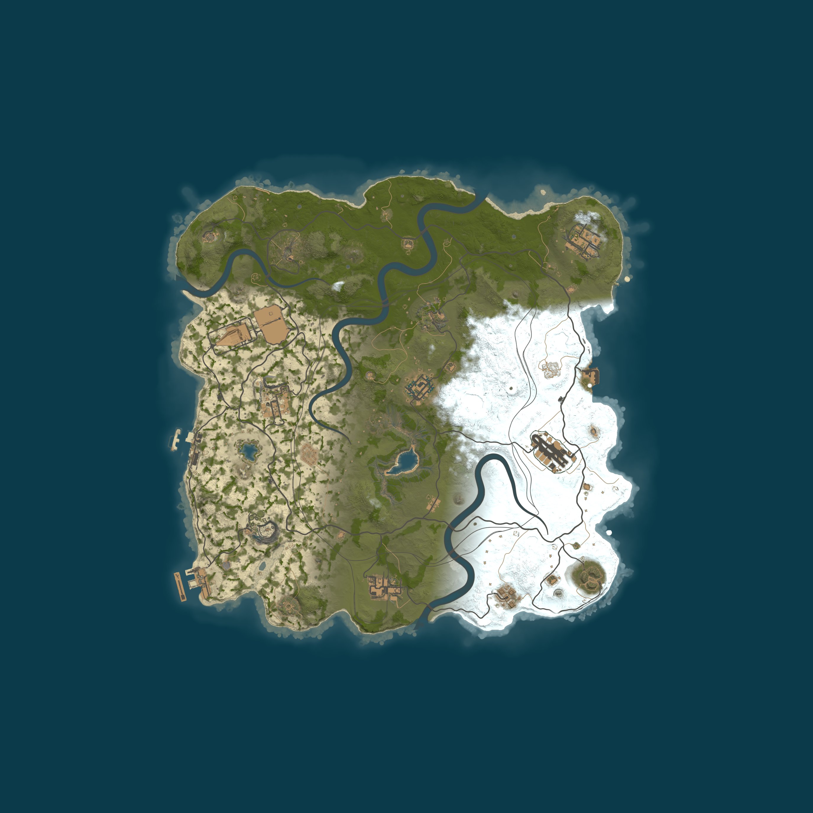 Map for [US] | Panda Rust | 2x | Vanilla | Monthly | Solo - Quad | 6/19