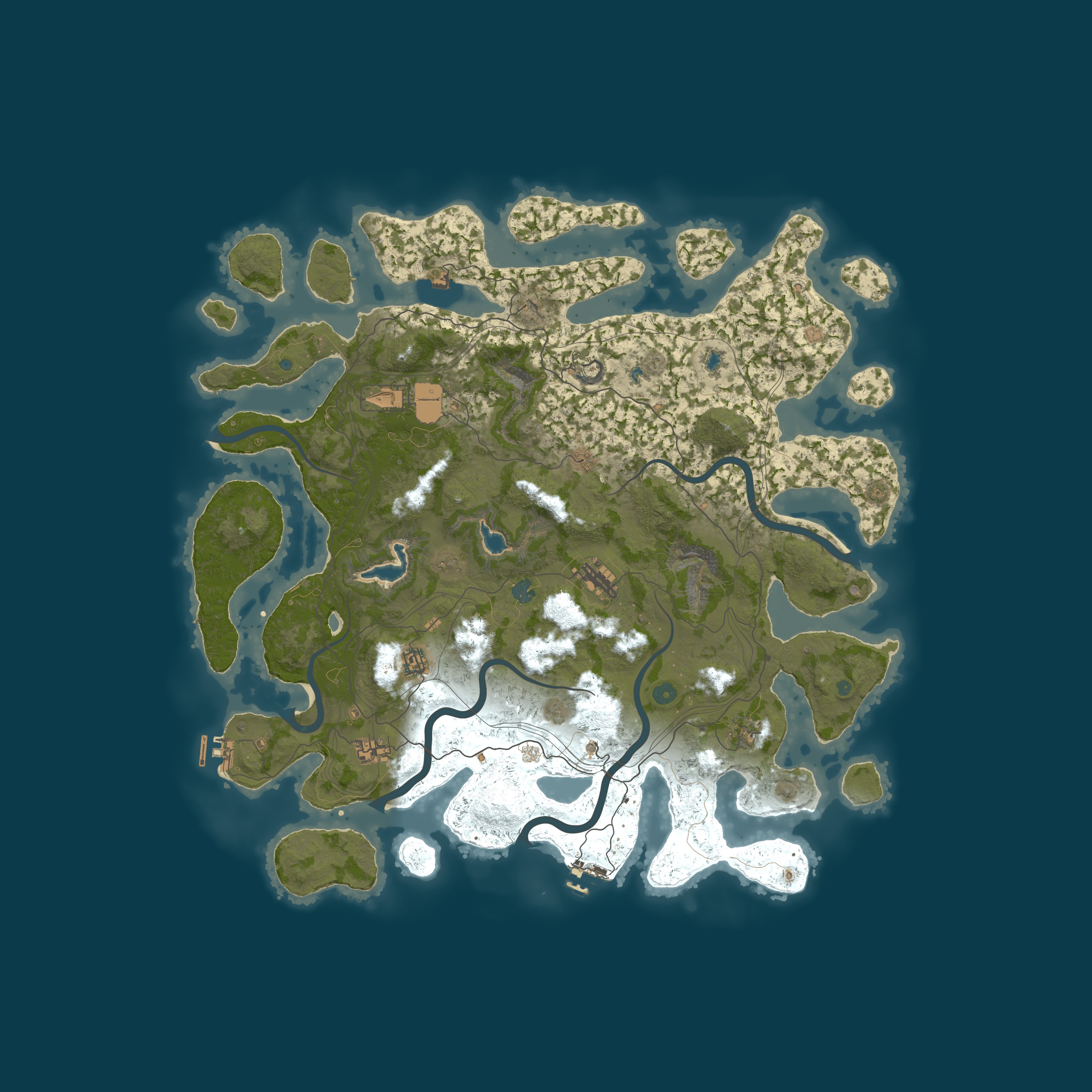 Map for Celestial Rust PvE 2 x10 RAIDABLE BASES|TP|HOMES|KITS|+MORE