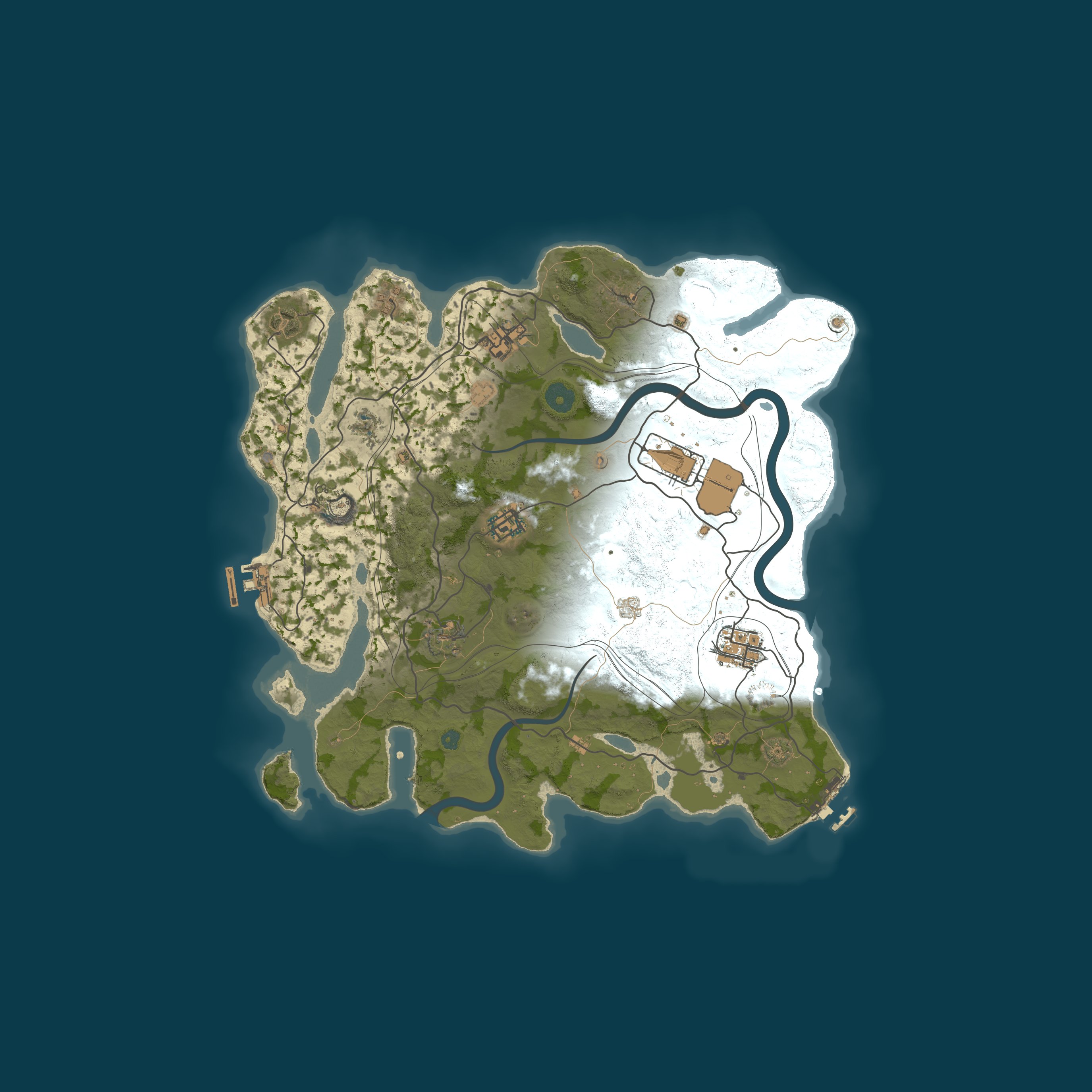 Map for MIRAGE RUST | MONDAY QUAD 2x | Wipe 11.05