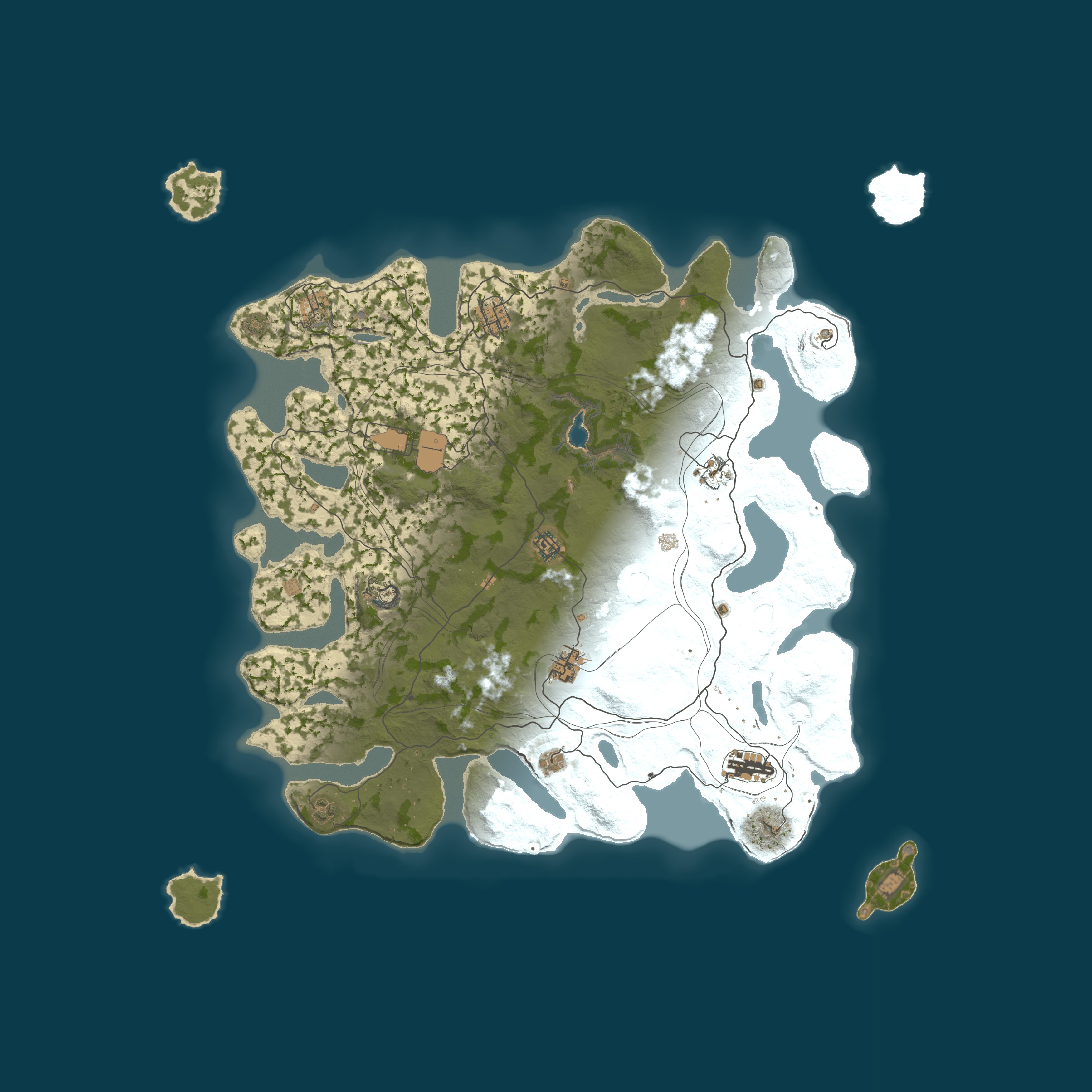 Карта сервера